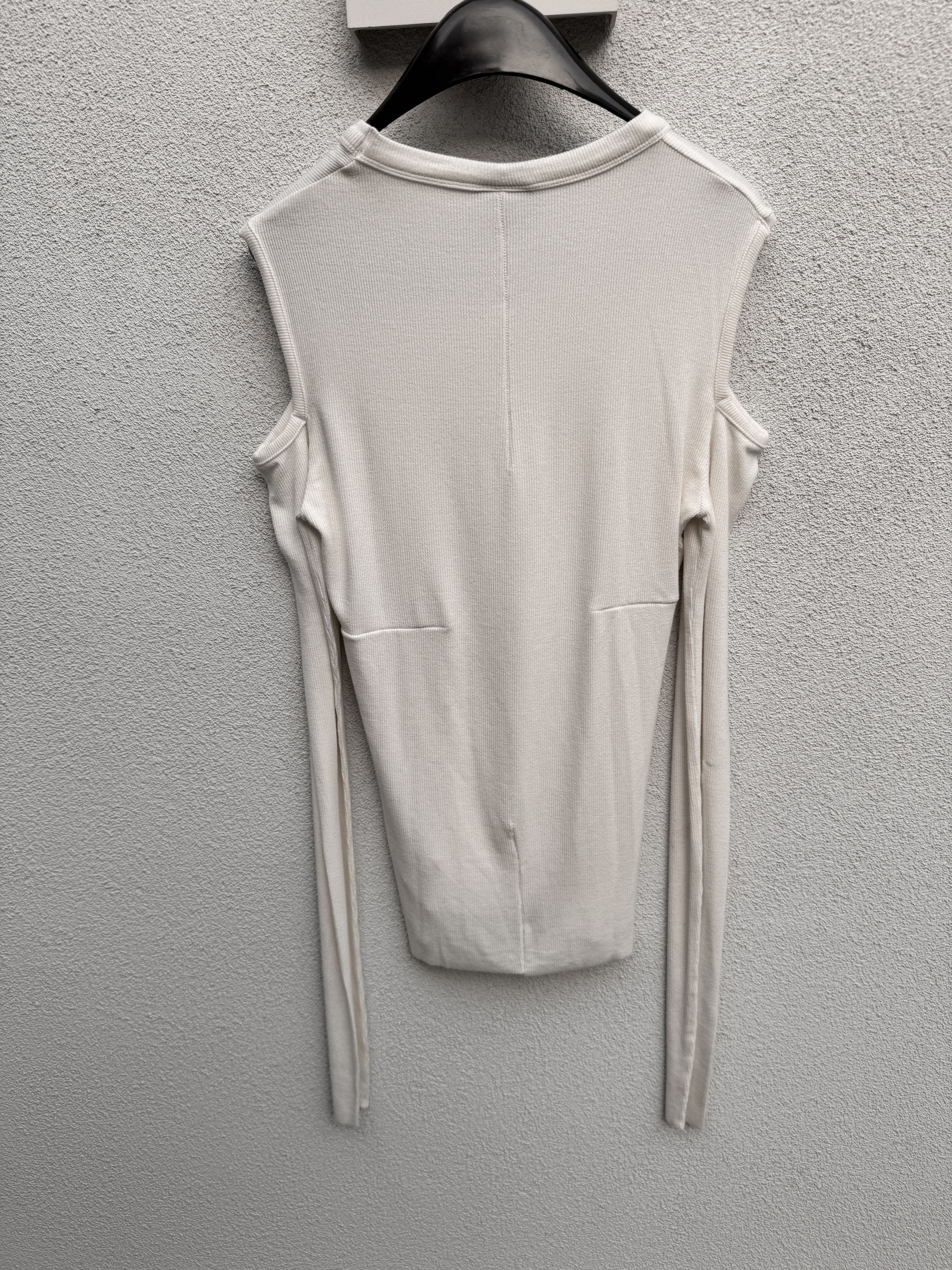 Thom Krom Thom Krom Off-White Cut-Outs Long Sleeve Tshirt XS Size XS / US 0-2 / IT 36-38 - 2 Thumbnail