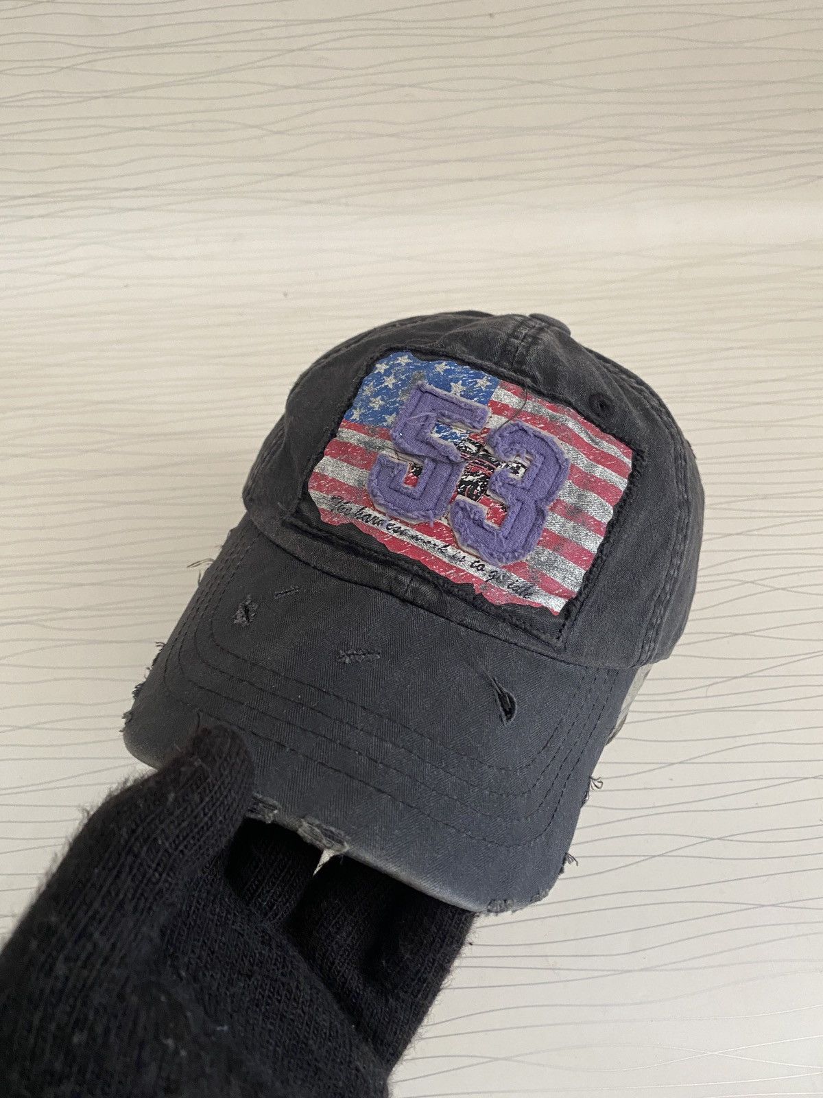 20471120 Adventures Begin Distressed Trucker Hat Size ONE SIZE - 3 Thumbnail