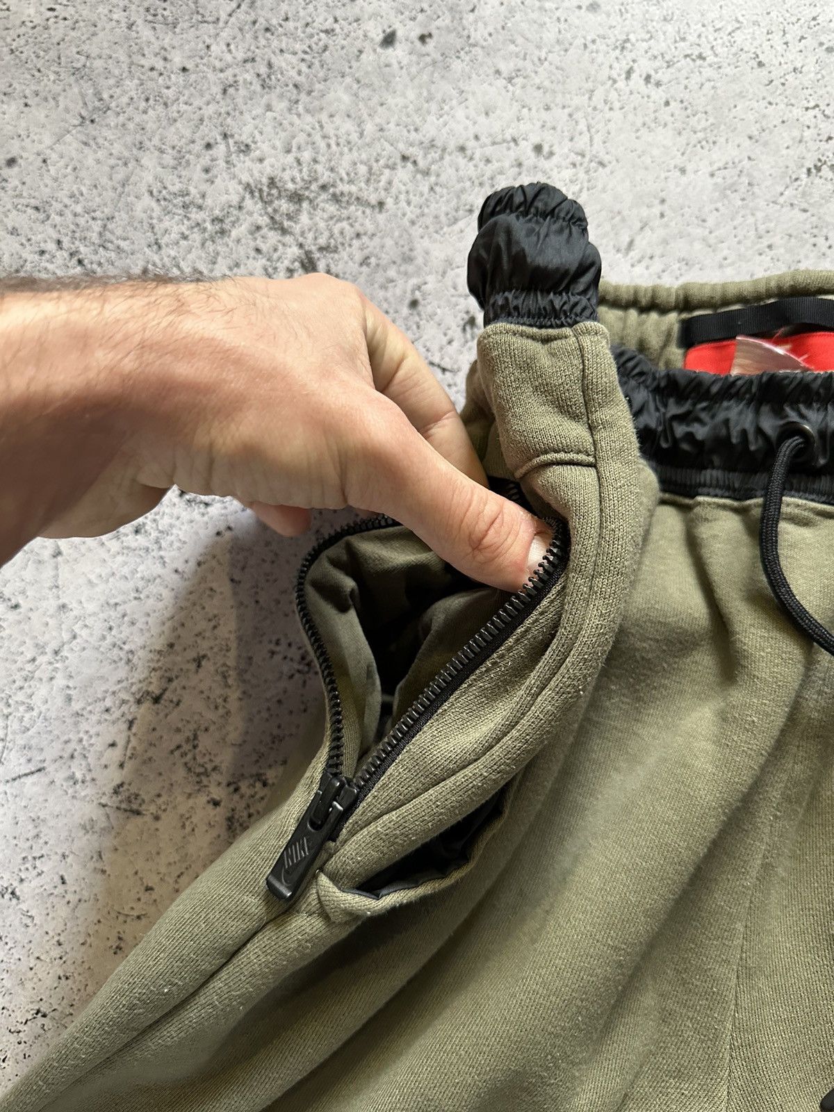 Nike × Vintage Vintage Nike Sweatpants Drill Logo Y2K USA Size US 30 / EU 46 - 6 Thumbnail