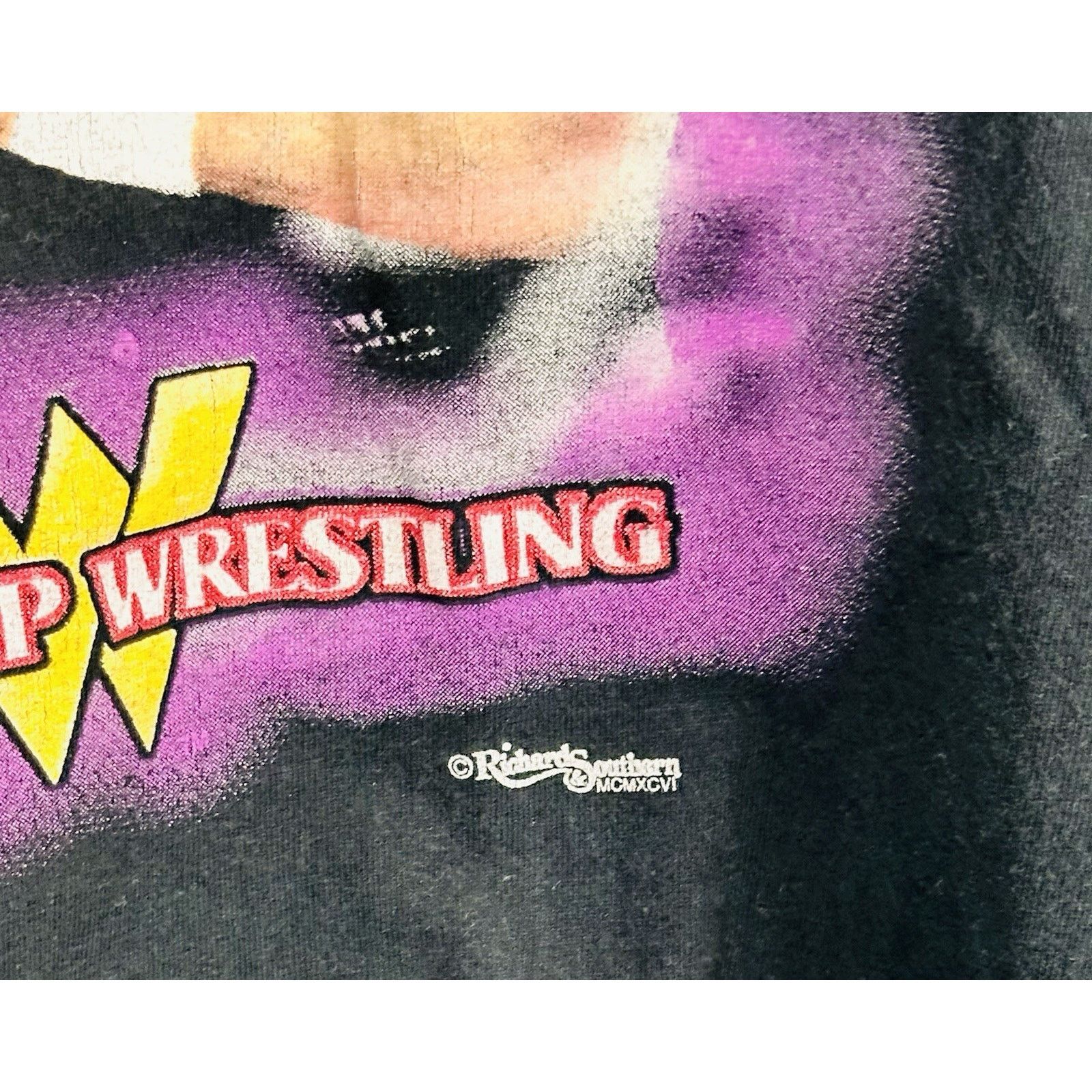 Jerzees 1996 WCW Four Horsemen Vintage Wrestling T-Shirt Size US XXL / EU 58 / 5 - 4 Thumbnail