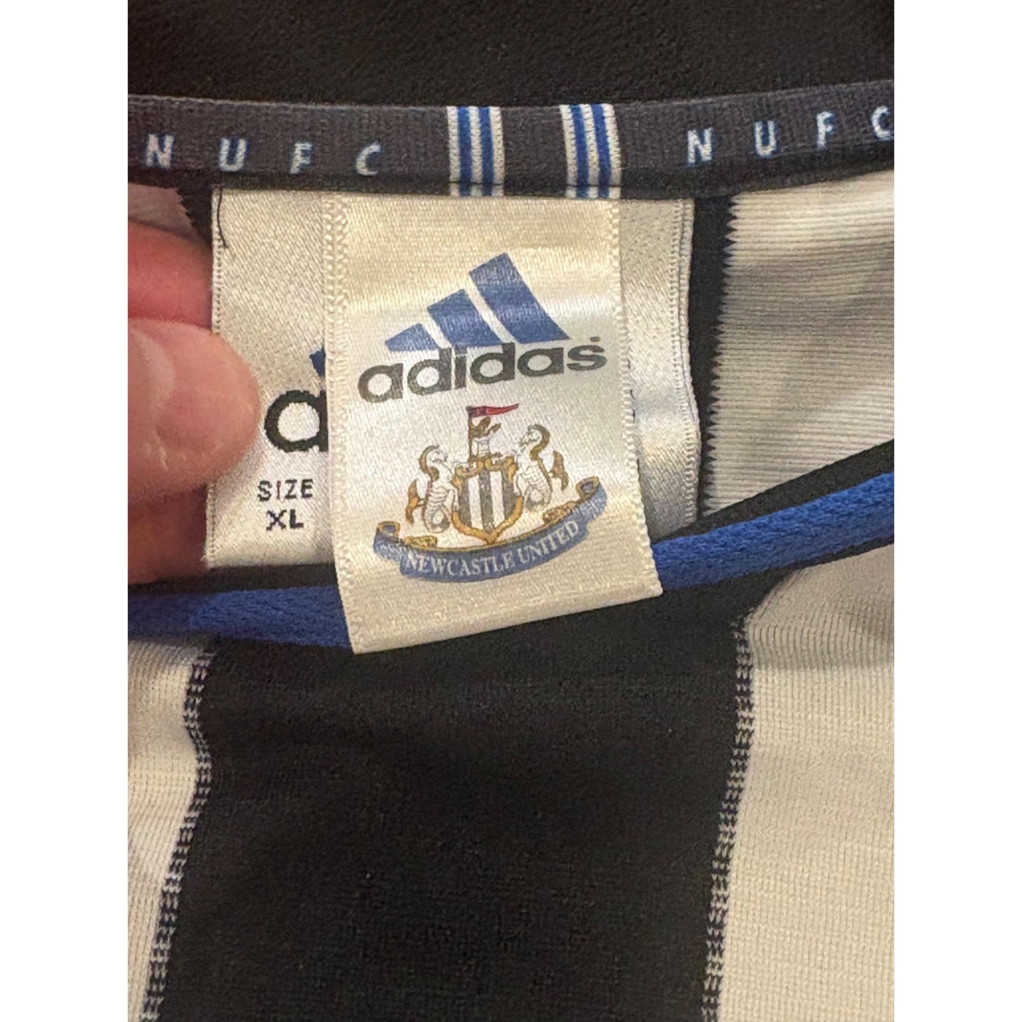 Adidas Adidas 2000-01 Newcastle United Home Kit Soccer Jersey Premi Size US XL / EU 56 / 4 - 7 Thumbnail