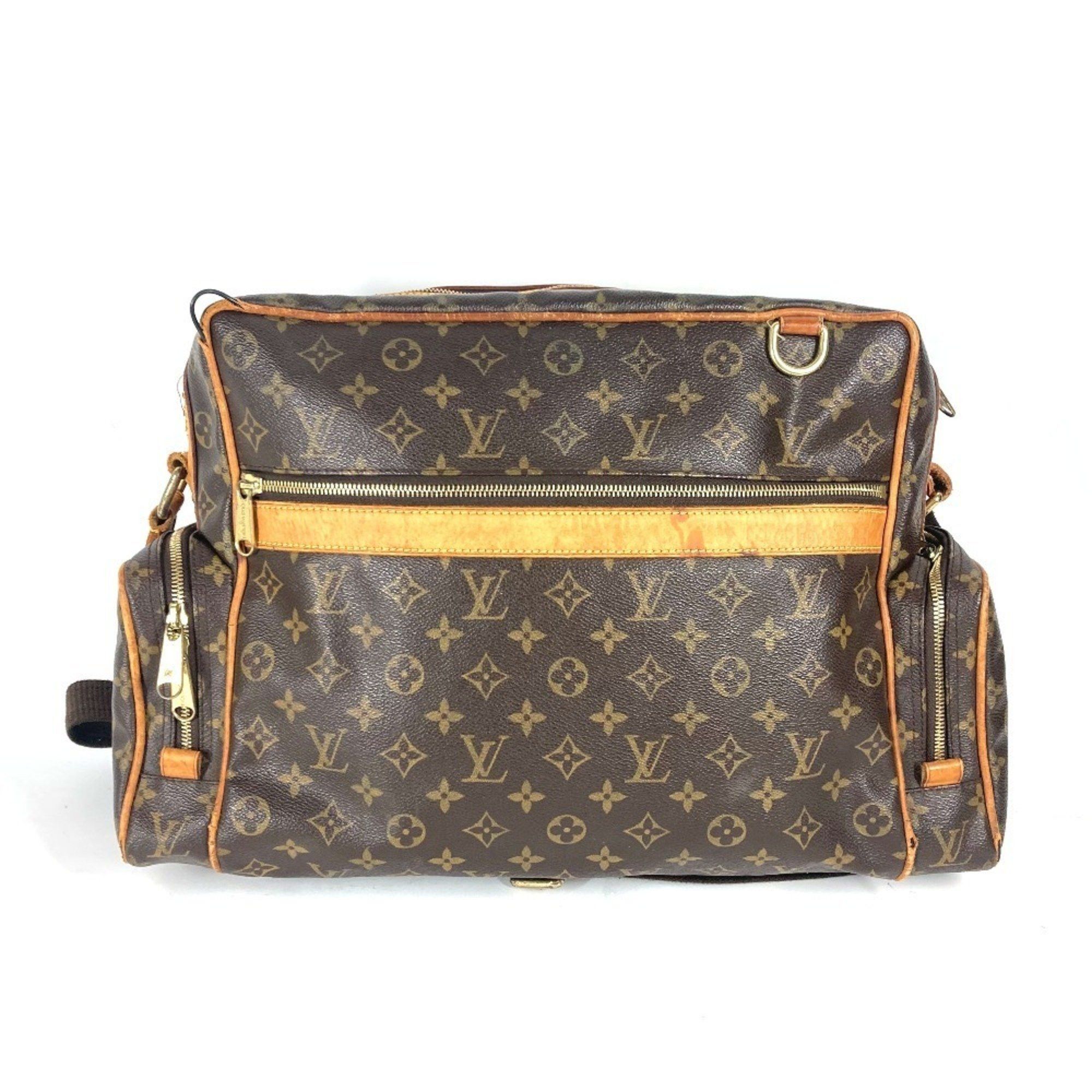 Louis Vuitton M92967 Monogram Messenger Bag Sax Squash Crossbody Shoulder Canvas Men's Women's Brown