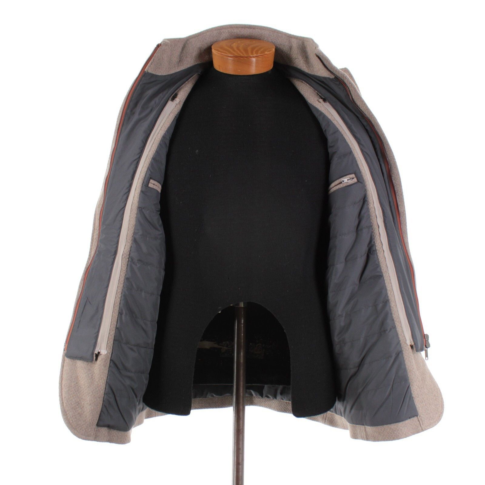 Luciano Barbera Luciano Barbera Jacket Size M US In Beige Wool Blend Size US M / EU 48-50 / 2 - 8 Thumbnail