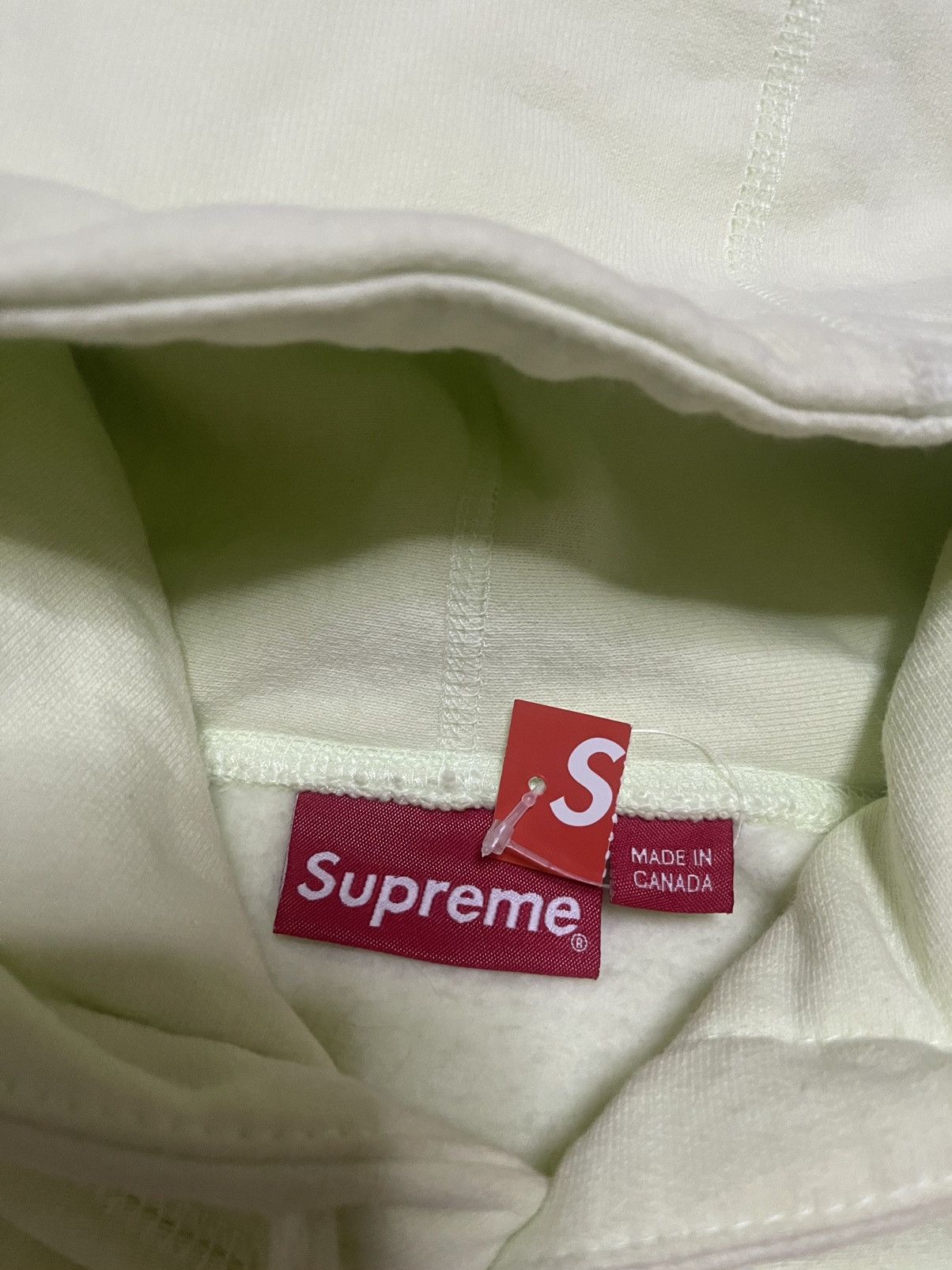 Supreme Supreme fw17 pale lime box logo hoodie hooded Size US M / EU 48-50 / 2 - 4 Thumbnail