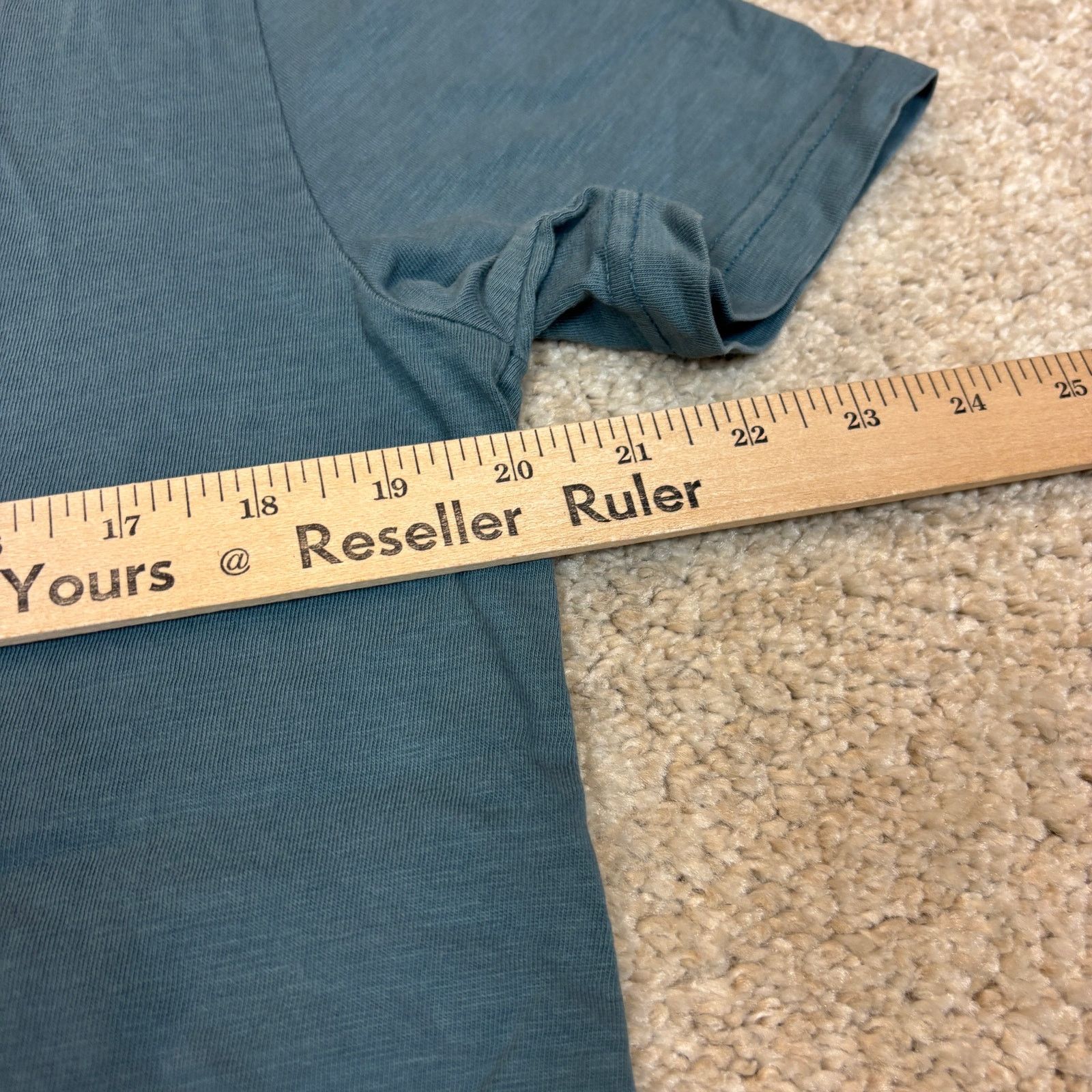 Faherty Faherty Sunwashed Pocket Tee Organic Cotton T Shirt Men's S Size US S / EU 44-46 / 1 - 4 Thumbnail