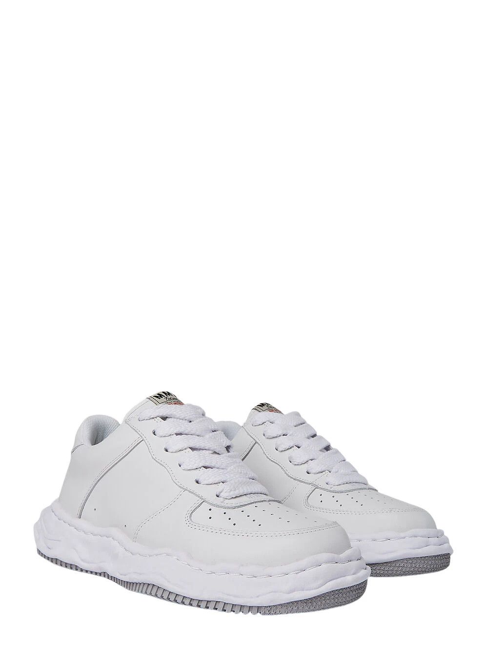 Maison MIHARA YASUHIRO MIHARAYASUHIRO Wayne White Leather Sneakers New Auth Size US 10 / EU 43 - 2 Thumbnail