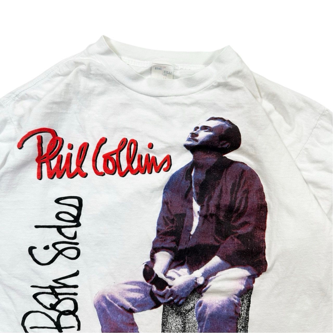 Vintage Vintage 1994 Phil Collins Both Sides Big Print Graphic Size US XL / EU 56 / 4 - 2 Thumbnail