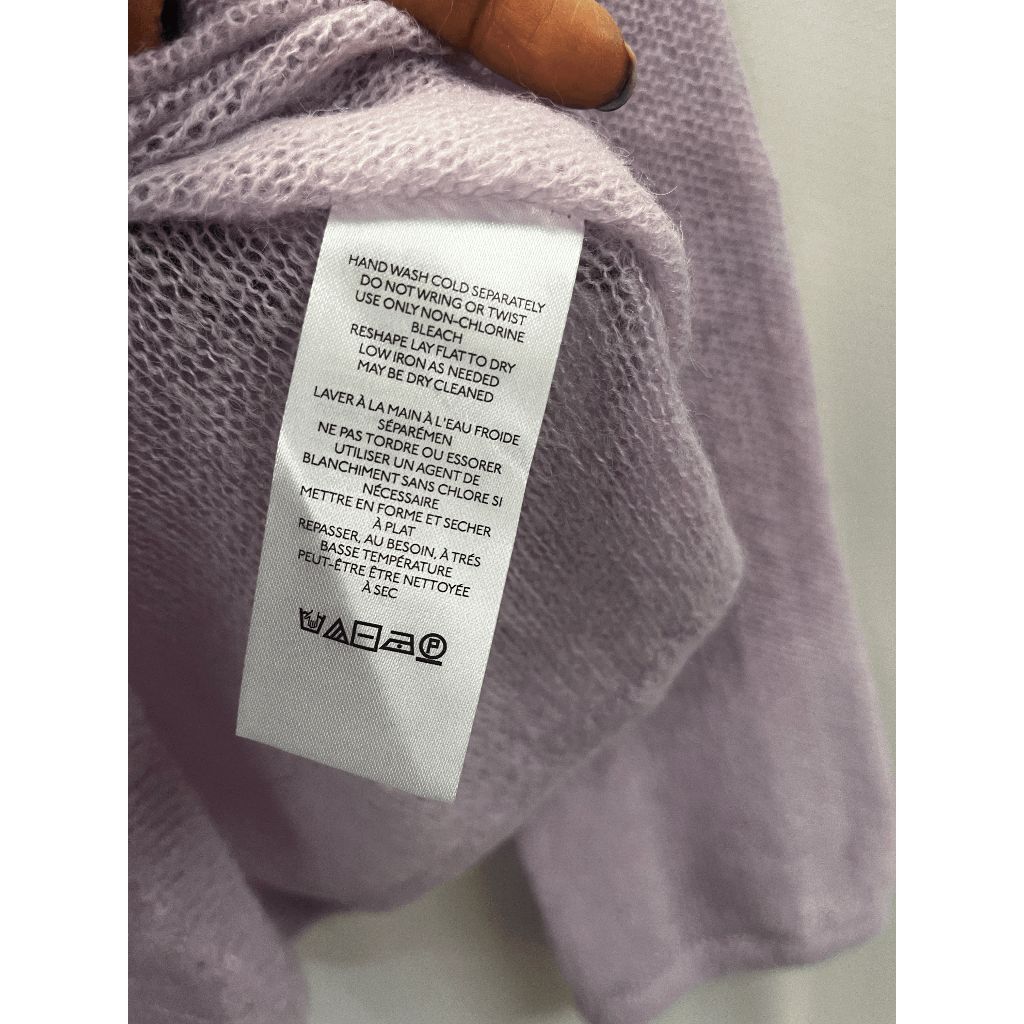 Urban Outfitters Urban Outfitters Womens Tunic Long Sleeve Asymmetrical Knit Top Purple Small Size S / US 4 / IT 40 - 5 Thumbnail