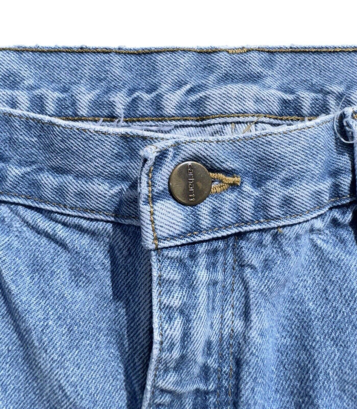 Carhartt Vintage Carhartt Blue Wash Relaxed Fit Jeans 36x30 Size US 36 / EU 52 - 5 Thumbnail