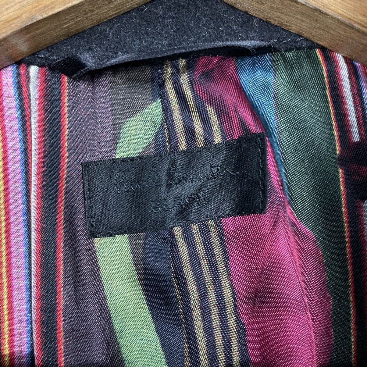 Paul Smith Paul Smith Black Double Breasted Wool Coat Size S / US 4 / IT 40 - 16 Thumbnail
