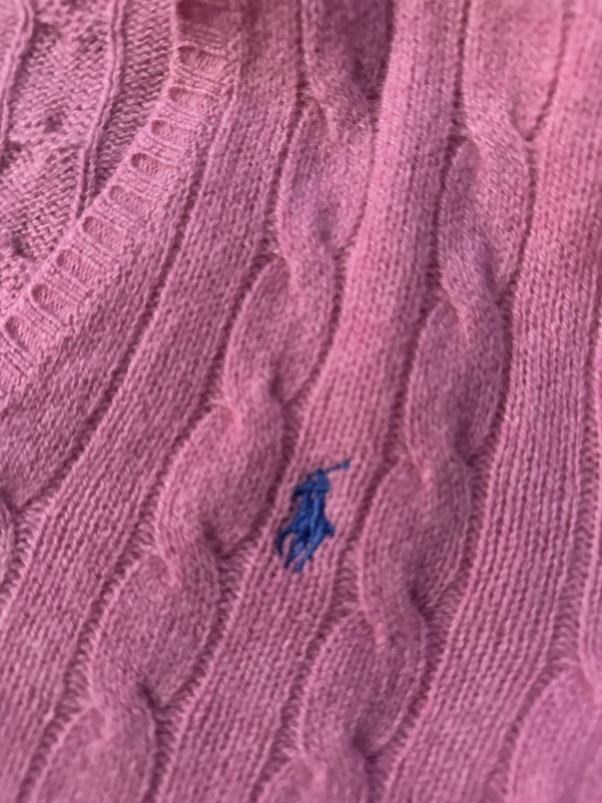 Polo Ralph Lauren Polo Ralph Lauren Lana Merino Wool Pink V neck Sweater hype Size L / US 10 / IT 46 - 3 Thumbnail