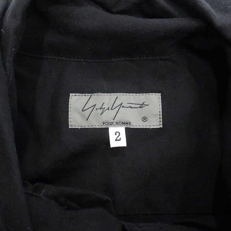 Yohji Yamamoto YOHJI YAMAMOTO POUR HOMME scarf collar shirt Size US M / EU 48-50 / 2 - 5 Thumbnail