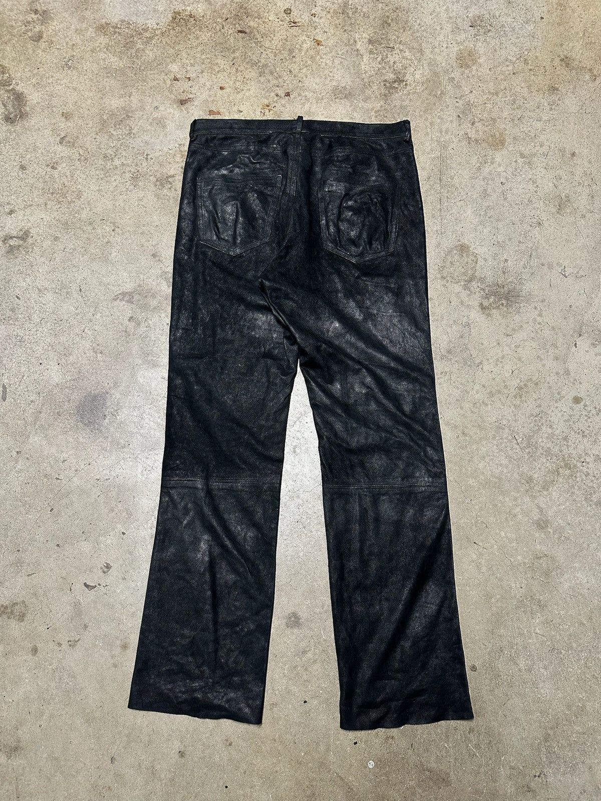 Giorgio Brato Giorgio Brato Leather Pants Size US 32 / EU 48 - 3 Thumbnail