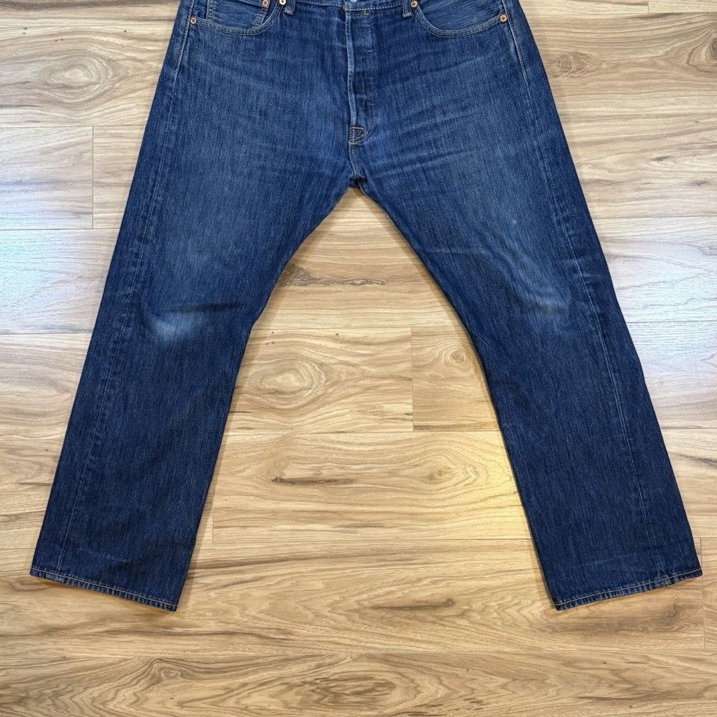 Levi's Levi’s 501 Men’s Jeans W36 L29 Button Fly Blue Straight Size US 36 / EU 52 - 1 Thumbnail