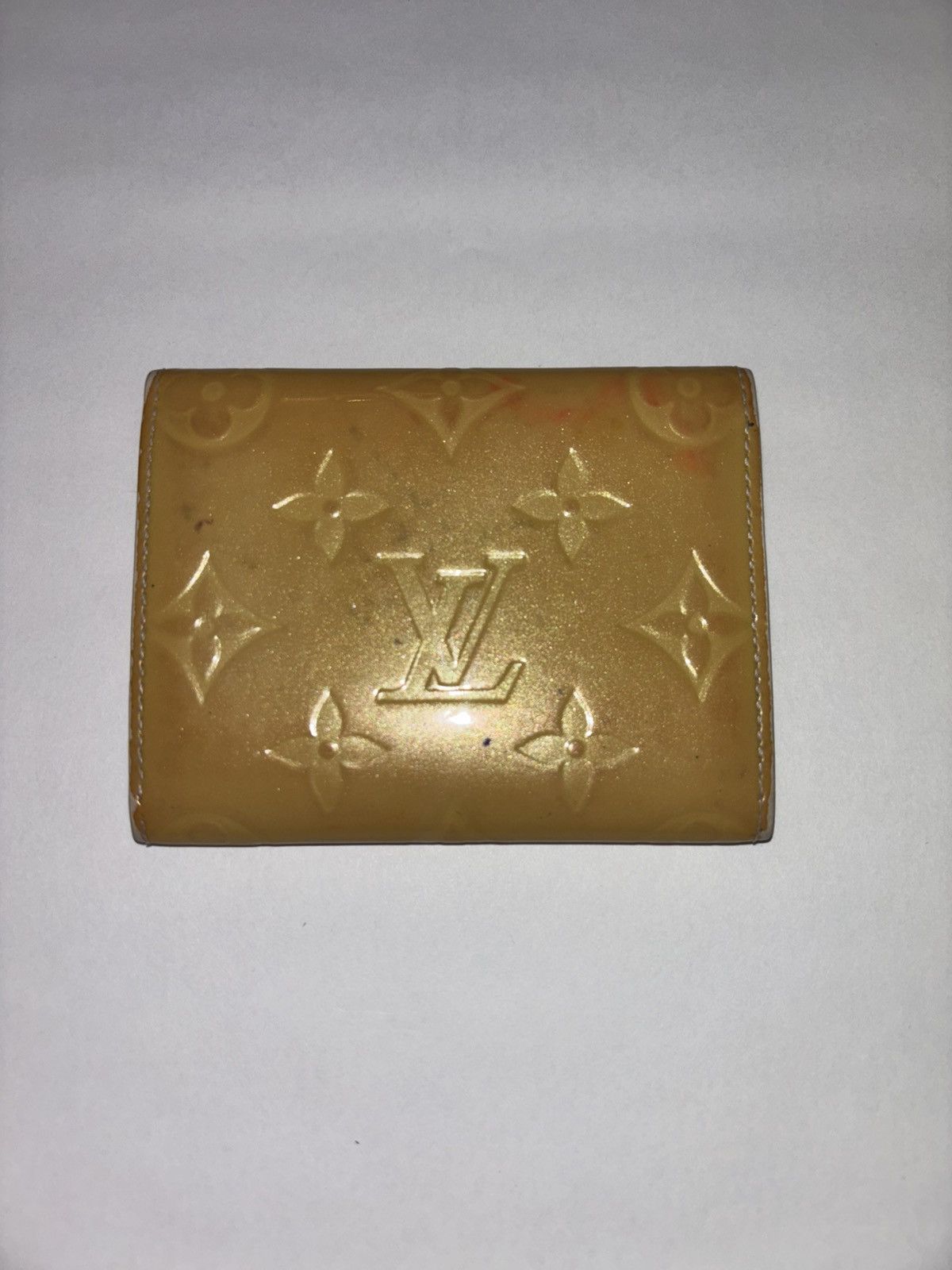 Louis Vuitton Louis Vuitton Vernis Yellow Card Case Size ONE SIZE - 5 Thumbnail