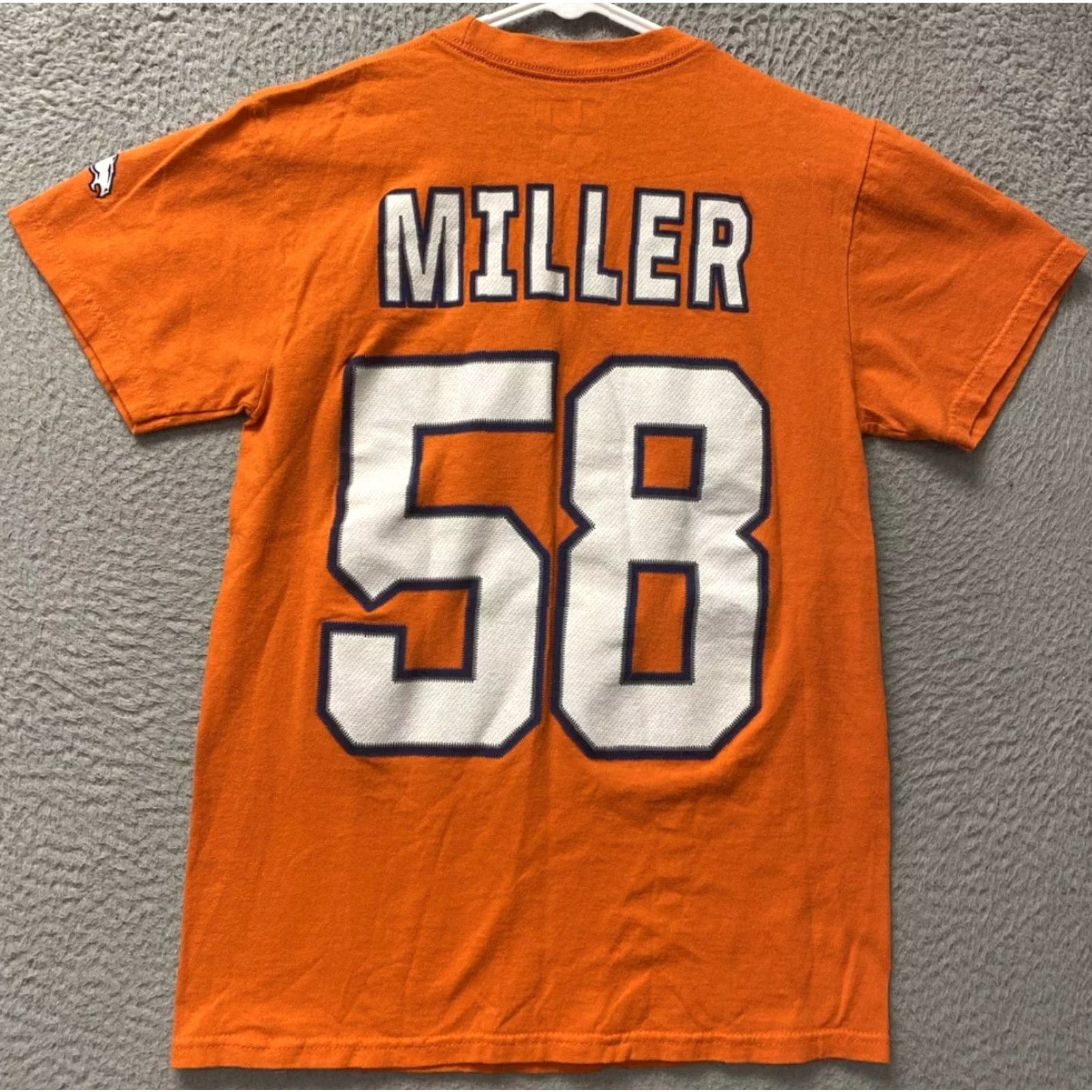 NFL NFL Denver Broncos T Shirt Mens S Pullover Short Sleeve Athletic Orange 113-48 Sports Logo Football Shirts Mens Small Orange Size US S / EU 44-46 / 1 - 7 Thumbnail