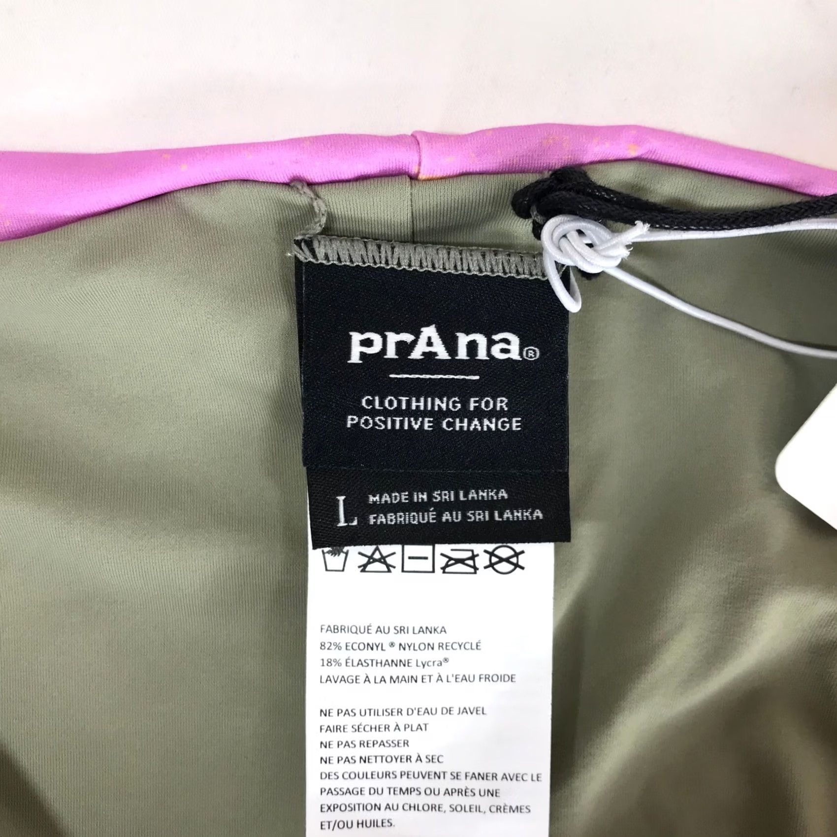 Prana prAna Womens L Striped Bikini Bottoms GEMMA REVERSIBLE Size NEW Size 36" / US 14 / IT 50 - 7 Thumbnail