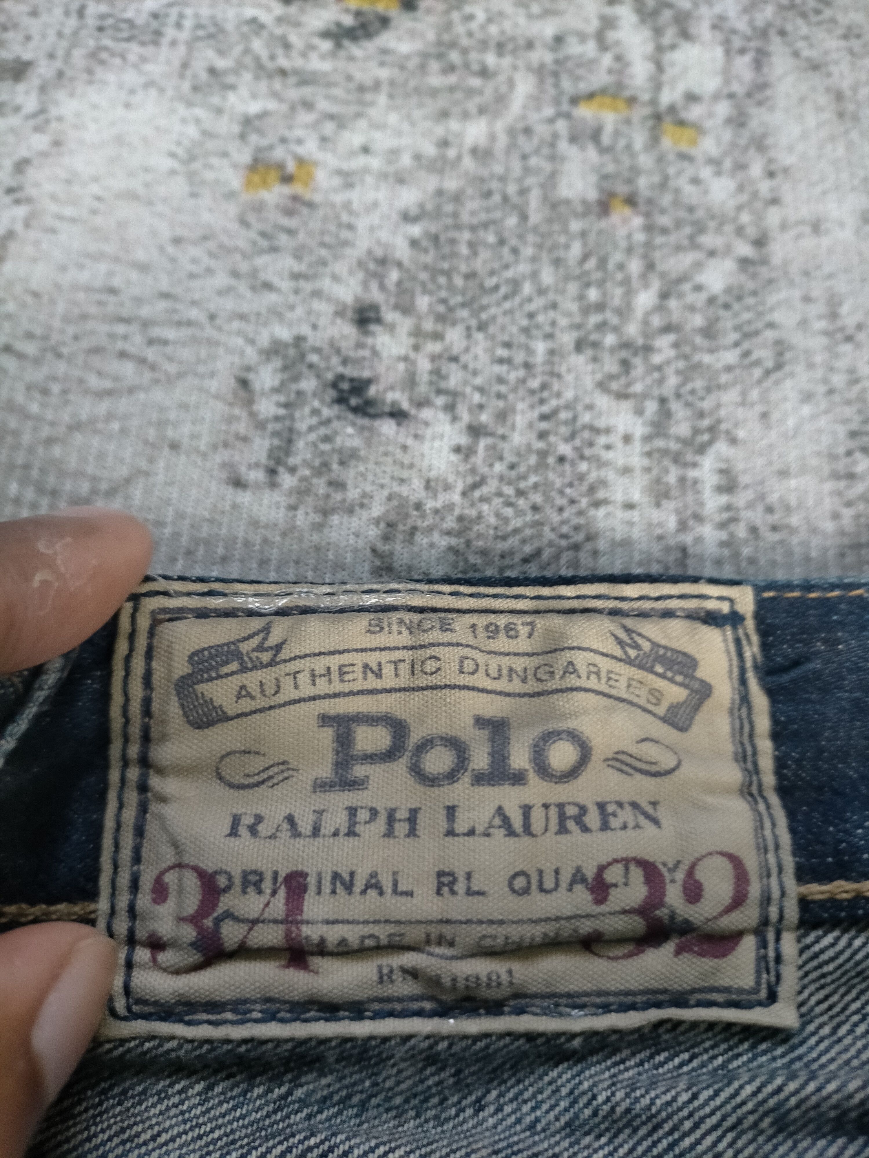 Polo Ralph Lauren Polo Ralph Lauren Distressed Varick Slim Mudwash Jeans Size US 34 / EU 50 - 9 Thumbnail