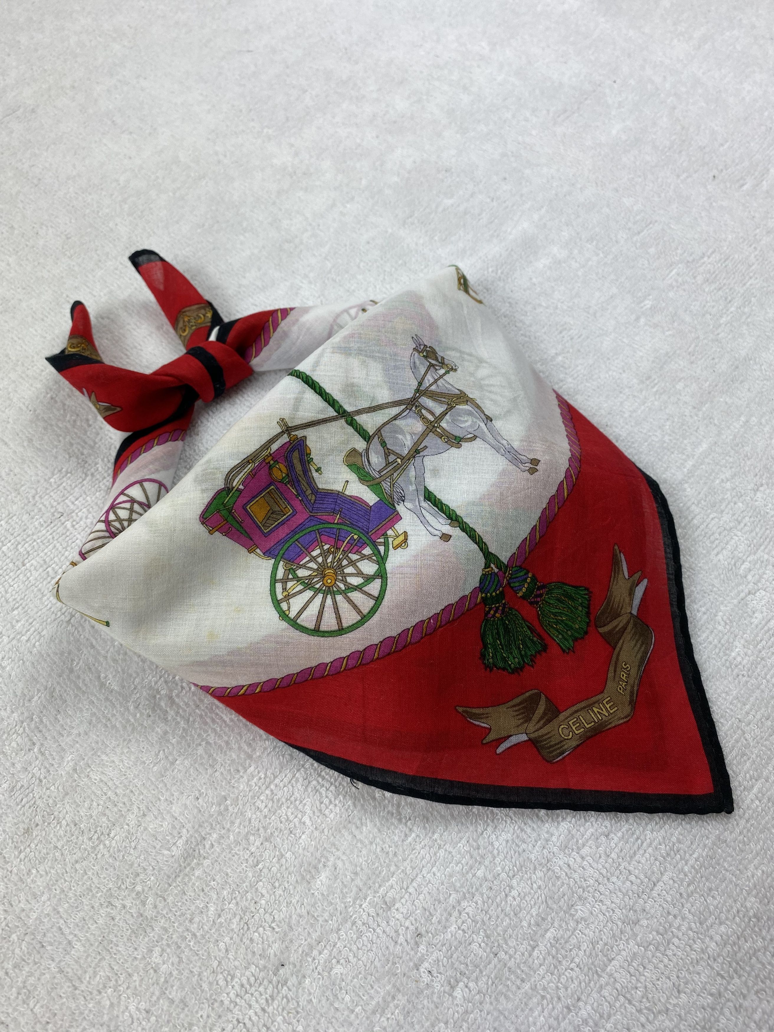 Celine Celine Handkerchief / Bandana / Neckerchief Size ONE SIZE - 2 Thumbnail