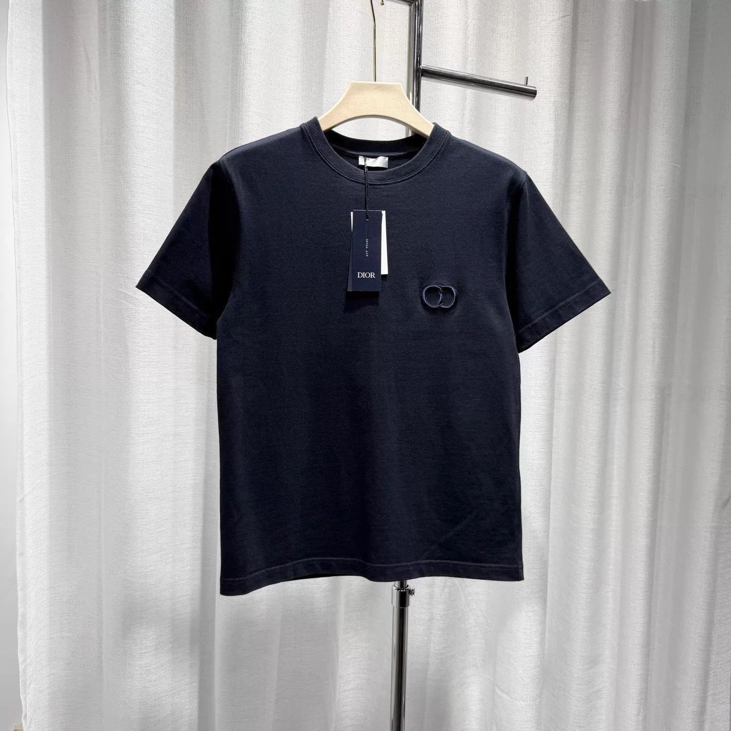 Dior Blue Short-Sleeve Crewneck T-Shirt Size US XS / EU 42 / 0 - 1 Thumbnail