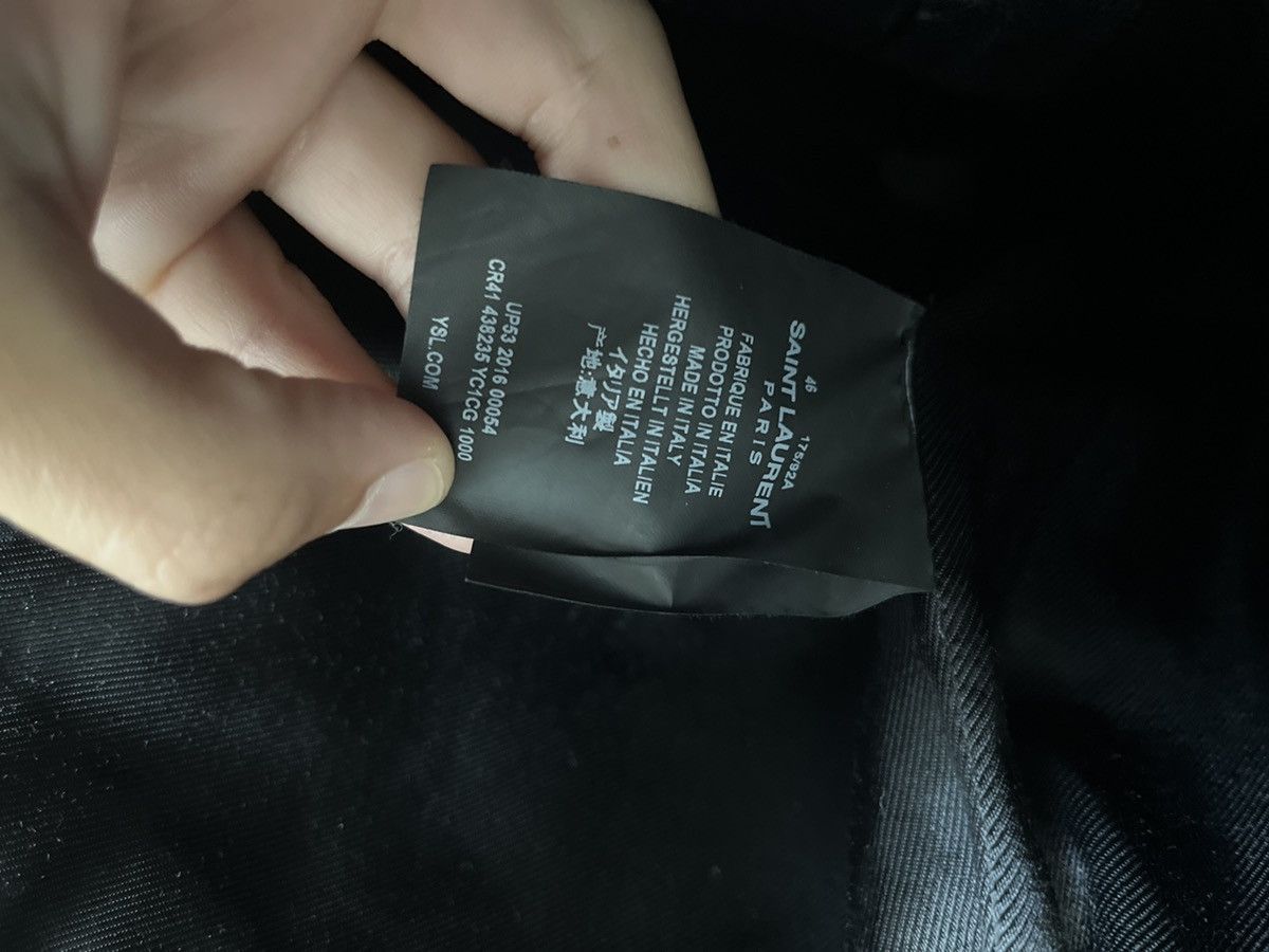 Hedi Slimane × Saint Laurent Paris SS15 Psych Rock Western Leather Jacket Size US S / EU 44-46 / 1 - 4 Thumbnail