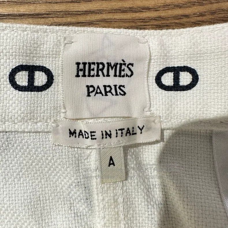 Hermes Hermes Printed Pig Nose Logo Slogan Denim Trousers Size 42" / US 20 - 3 Thumbnail