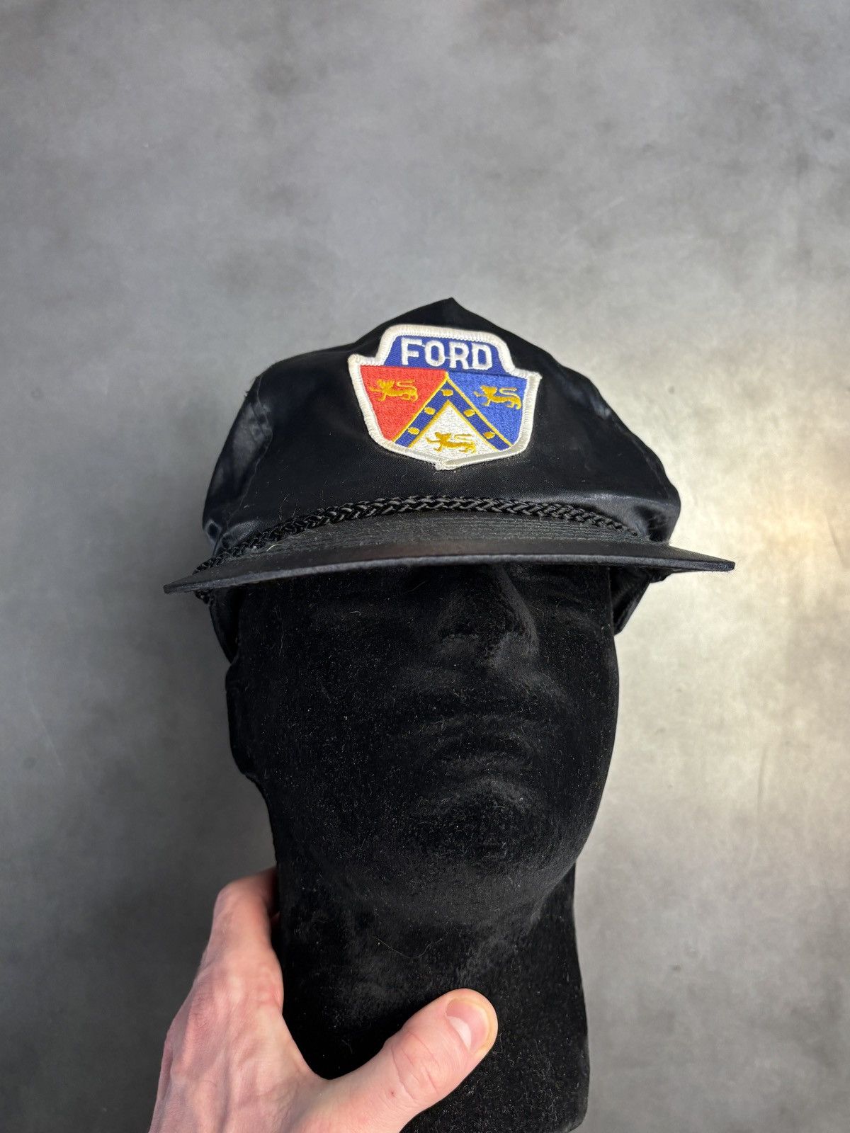 Ford × Vintage Vintage Satin Hat 1980s Trucker Hat Ford Motors 1970s Snap Size ONE SIZE - 2 Thumbnail