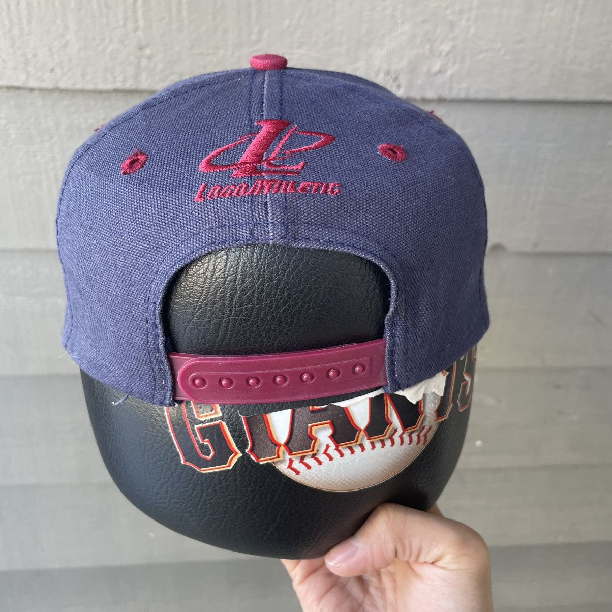 Logo Athletic Vintage New England Patriots Logo Athletic Snapback Hat Size ONE SIZE - 2 Thumbnail