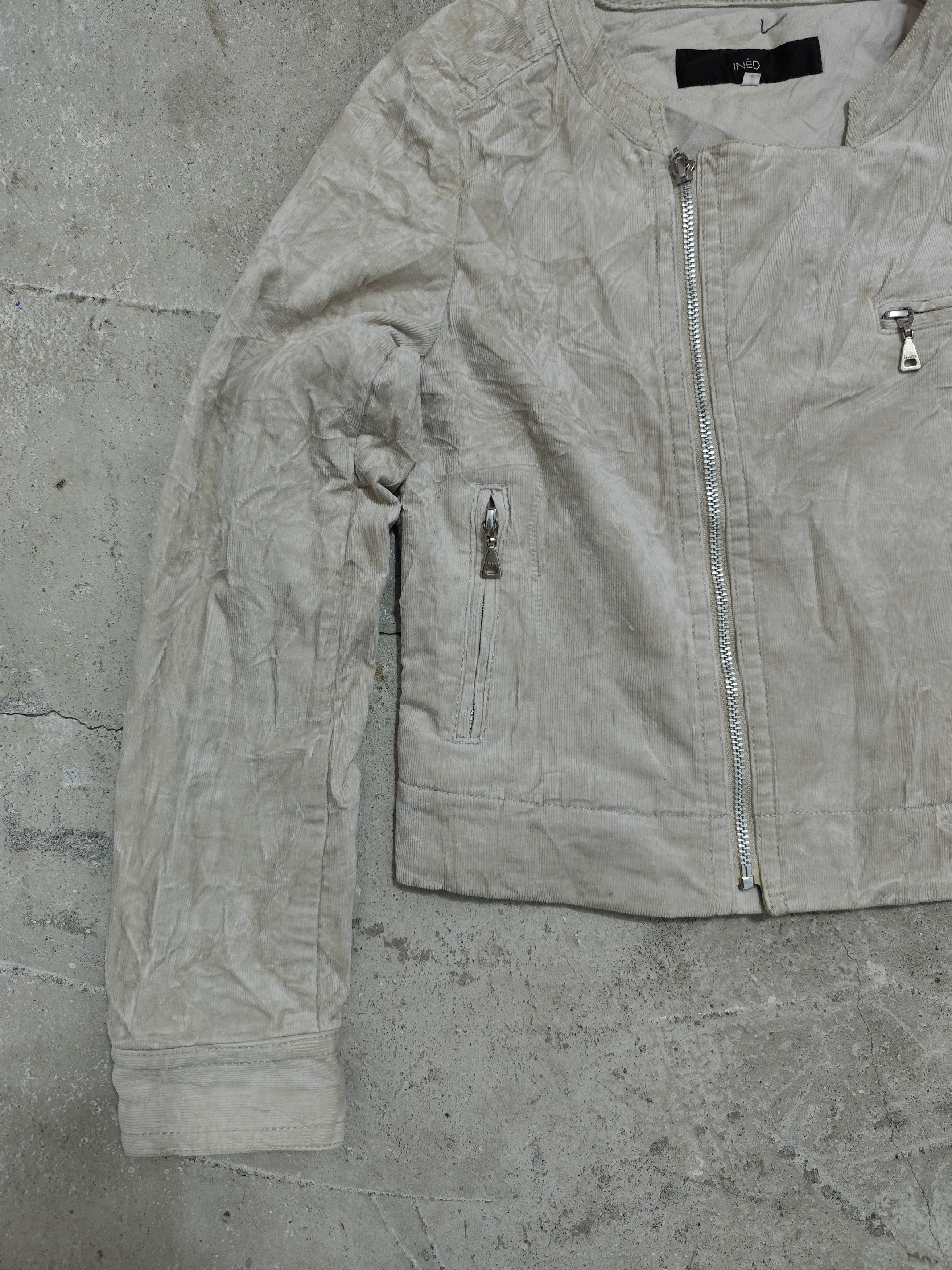 Yohji Yamamoto Vintage Ined By Yohji Yamamoto Corduroy asymmetrical jacket Size US S / EU 44-46 / 1 - 2 Thumbnail