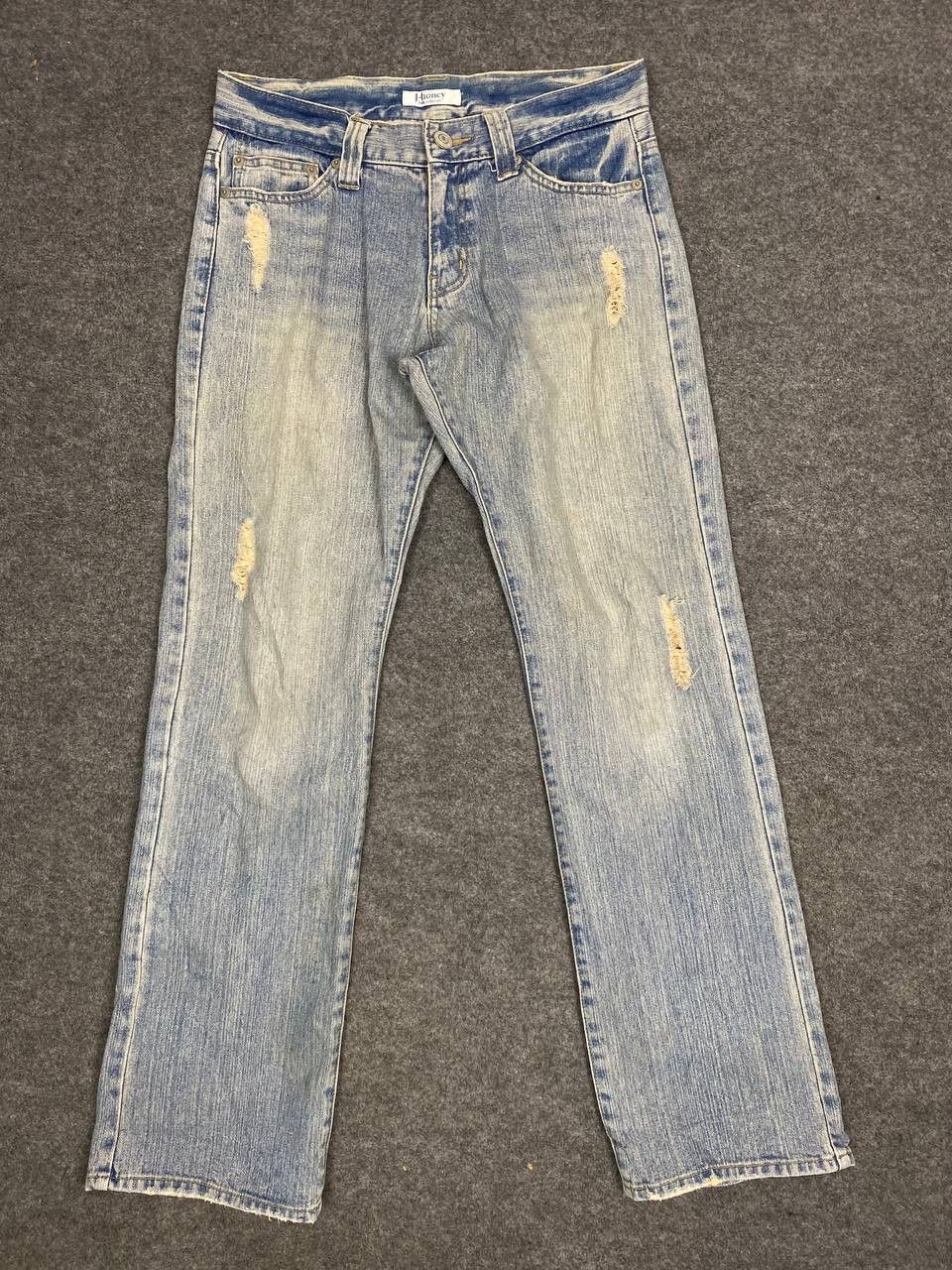 Japanese Brand j-honey japanese brand distressed denim nice design Size US 33 - 6 Thumbnail