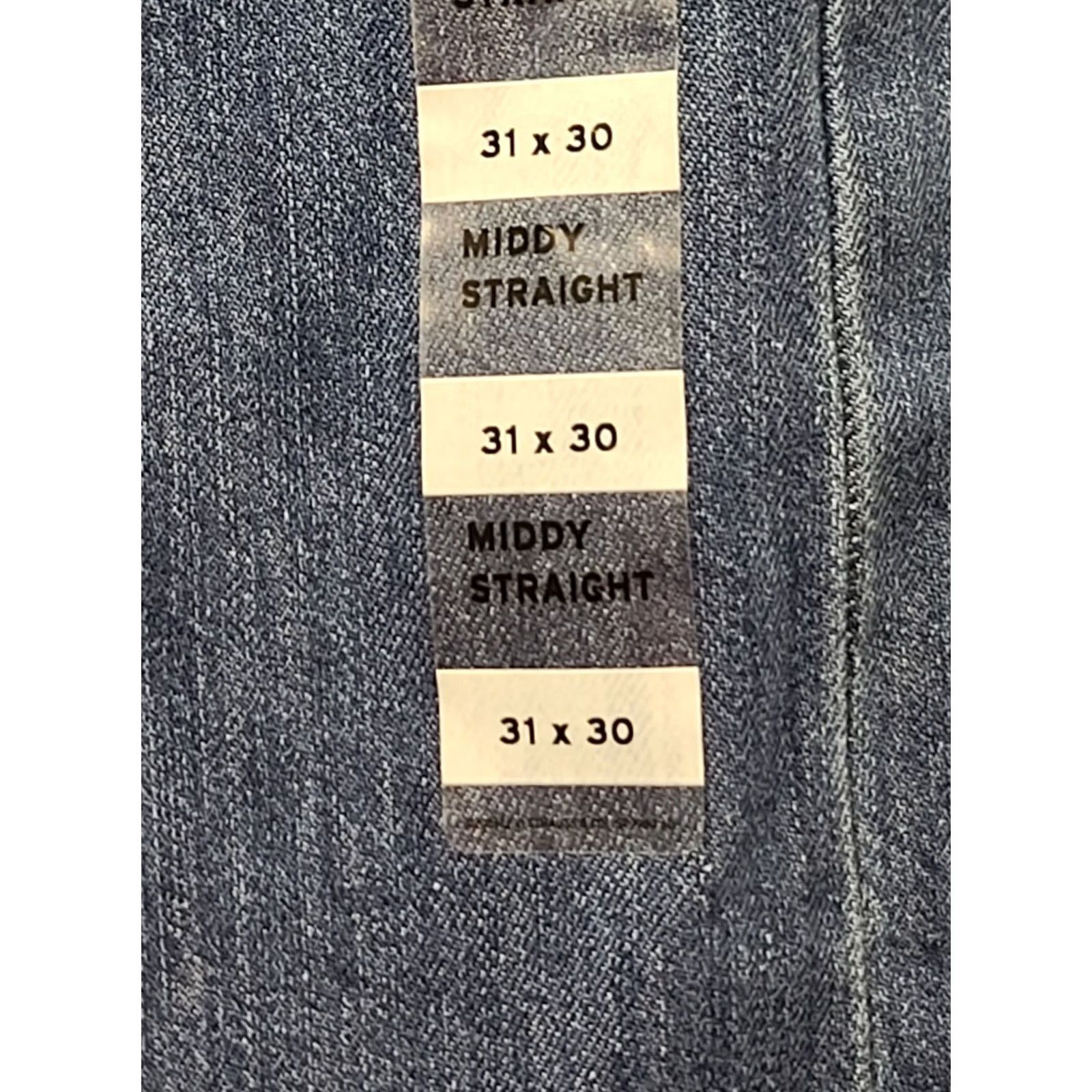 Levi's Levi's Jeans Womens 31x30 Slim Fit Straight Leg Mid Rise Stretch Denim Blue Size 24" / US 00 / IT 34 - 4 Thumbnail