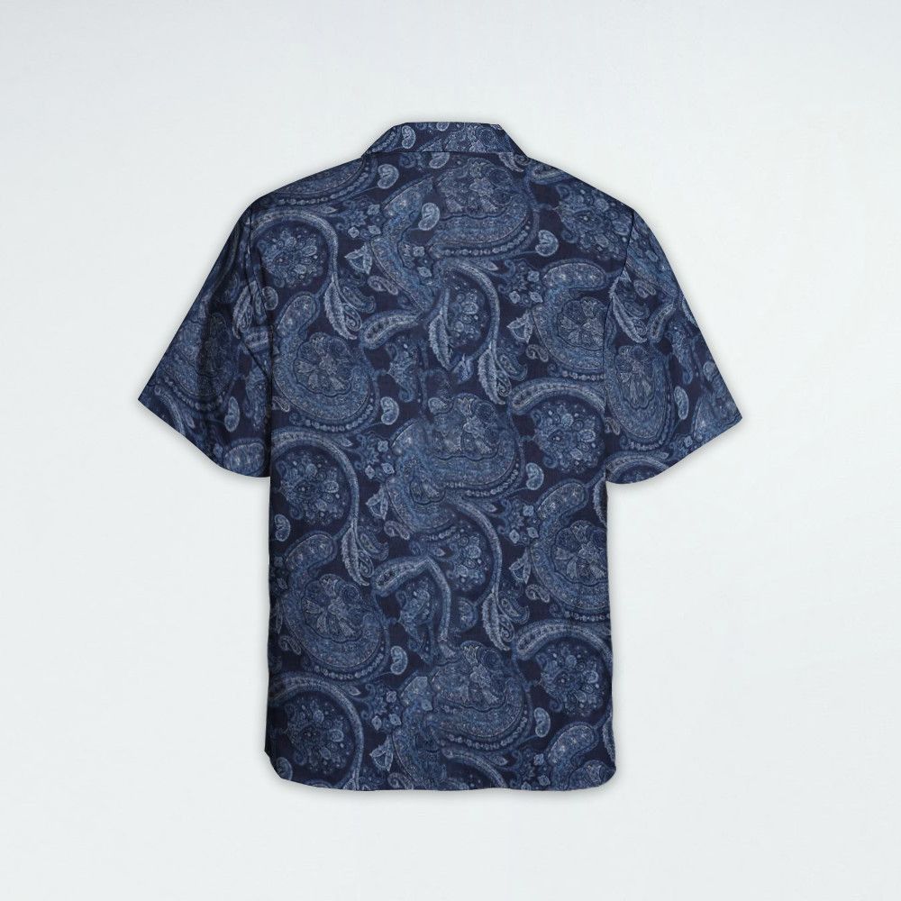 Designer Paisley-Print Shirt – Timeless Elegance with a Bohemian Edge Size US L / EU 52-54 / 3 - 4 Thumbnail
