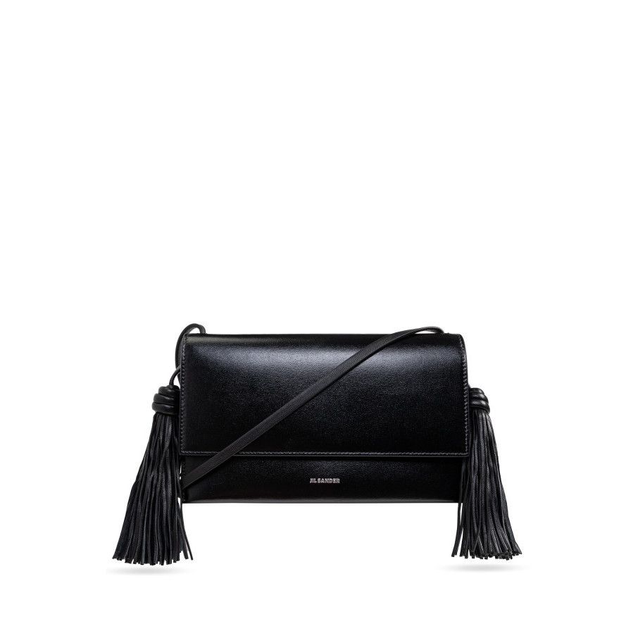Jil Sander JIL SANDER Black Leather Shoulder Bag New & Authentic Size ONE SIZE - 1 Thumbnail