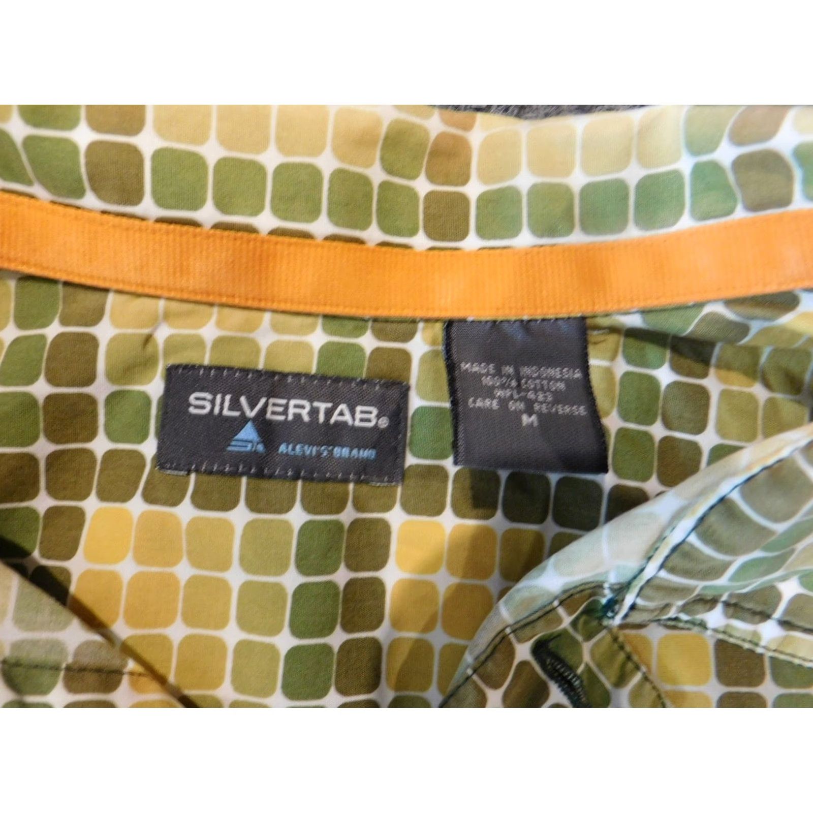 Levi's Levis Silvertab Shirt Mens Medium Green Plaid Button-Up Short Sleeve Regular Fit Vintage No? Size US M / EU 48-50 / 2 - 4 Thumbnail
