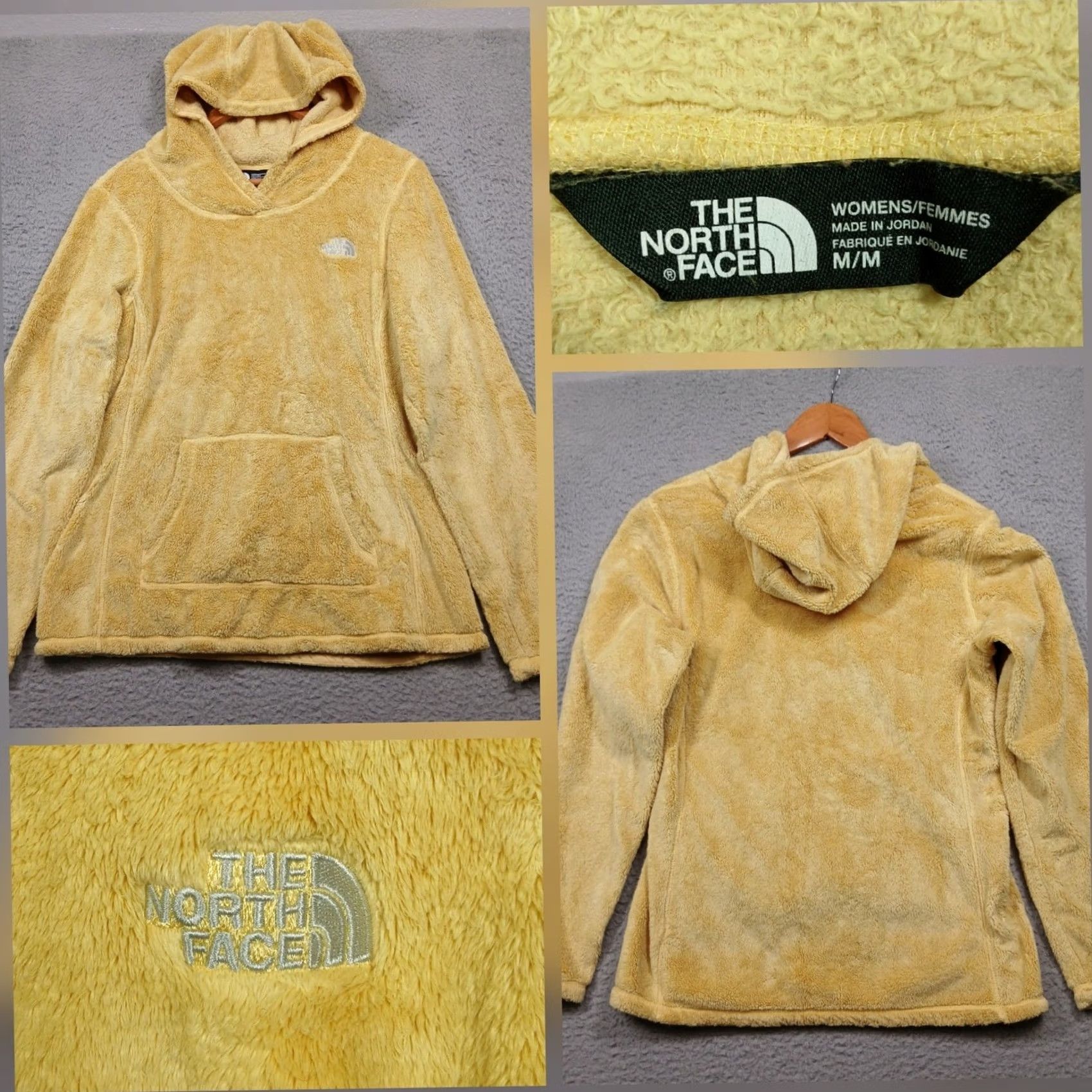 The North Face The North Face Women’s Hoodie Pullover Yellow Fleece Kangaroo Pocket M Size M / US 6-8 / IT 42-44 - 2 Thumbnail