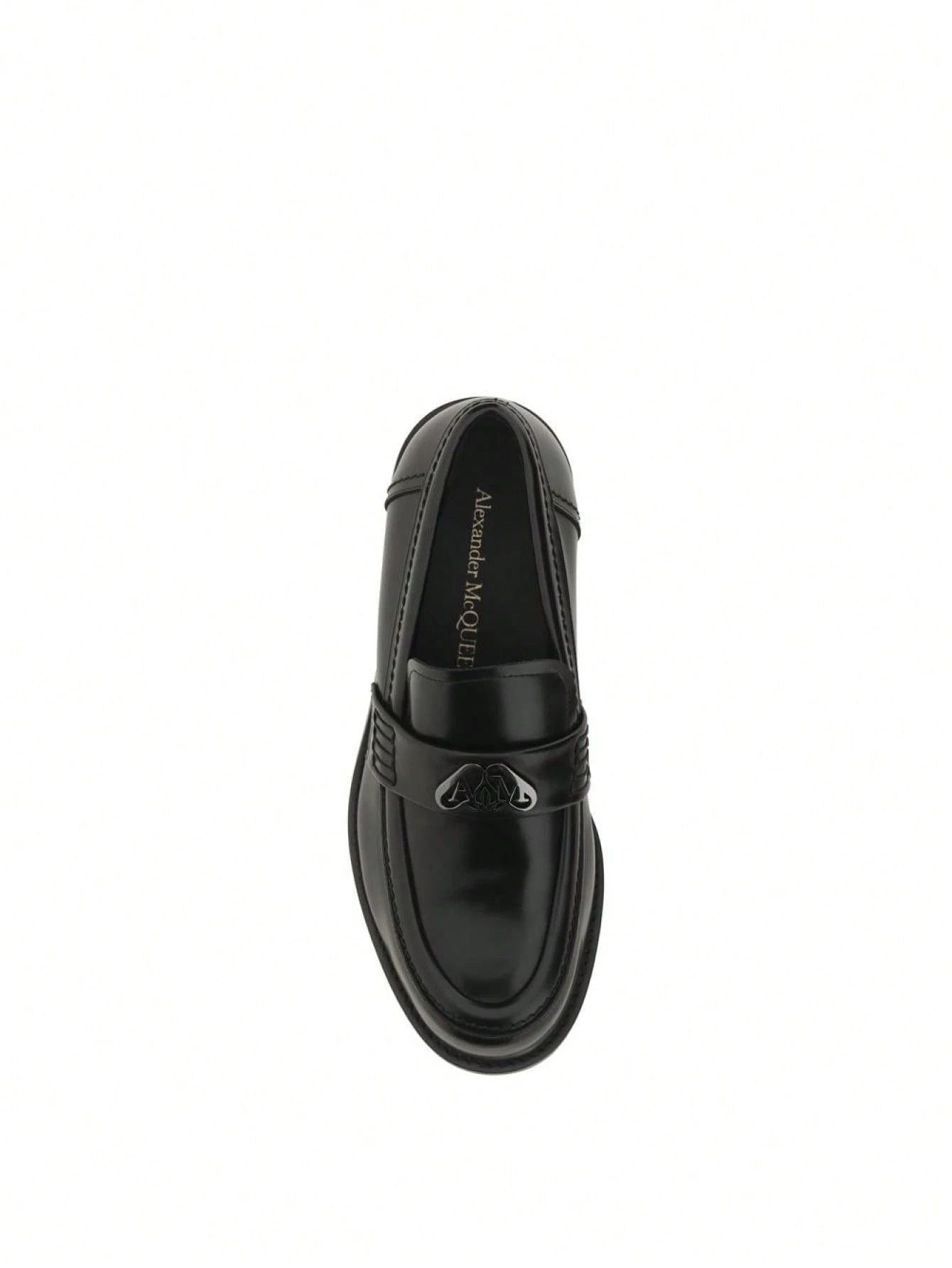 Alexander McQueen o1w1db10725 Seal Loafer in Black Size US 8 / EU 41 - 3 Thumbnail