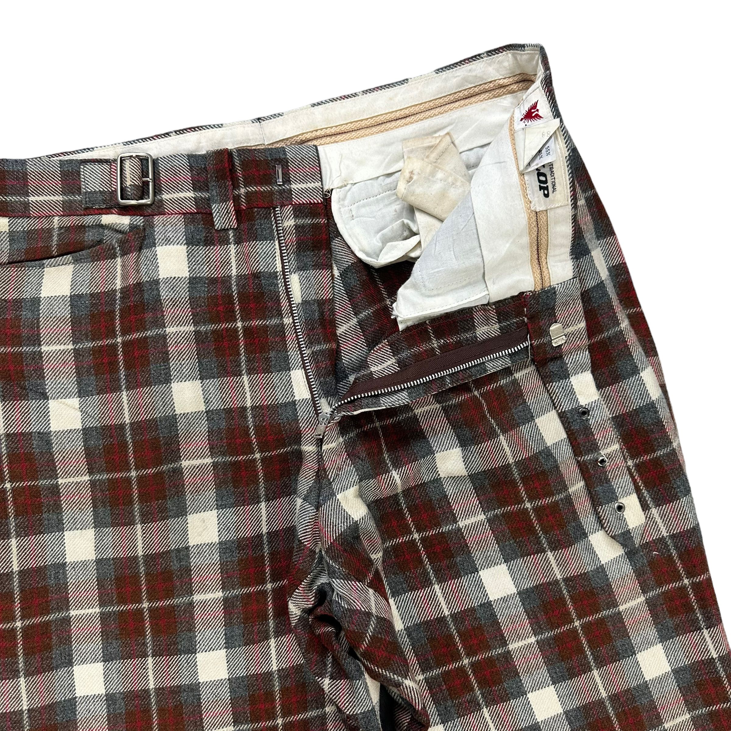 Dunlop DUNLOP CHECKED VINTAGE TROUSERS / CASUAL PANT #8007-71 Size US 33 - 4 Thumbnail