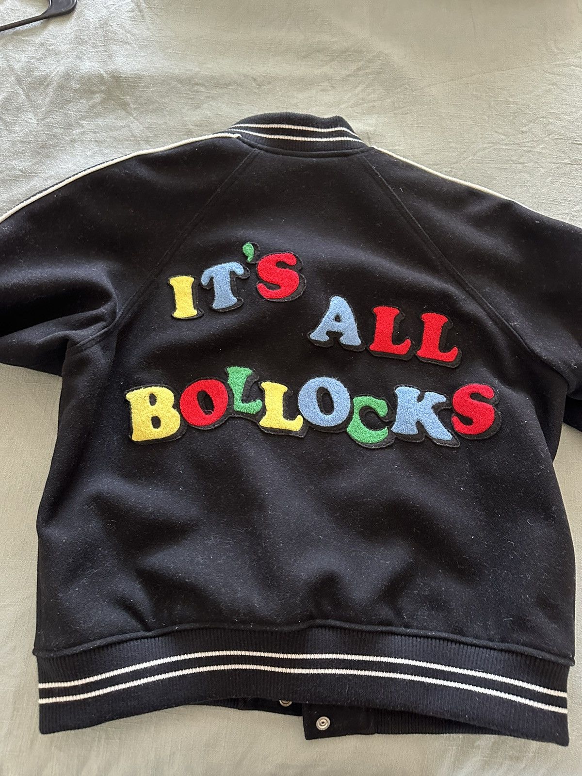 Supreme Supreme Varsity Jacket It’s All Bollocks Size US L / EU 52-54 / 3 - 8 Thumbnail