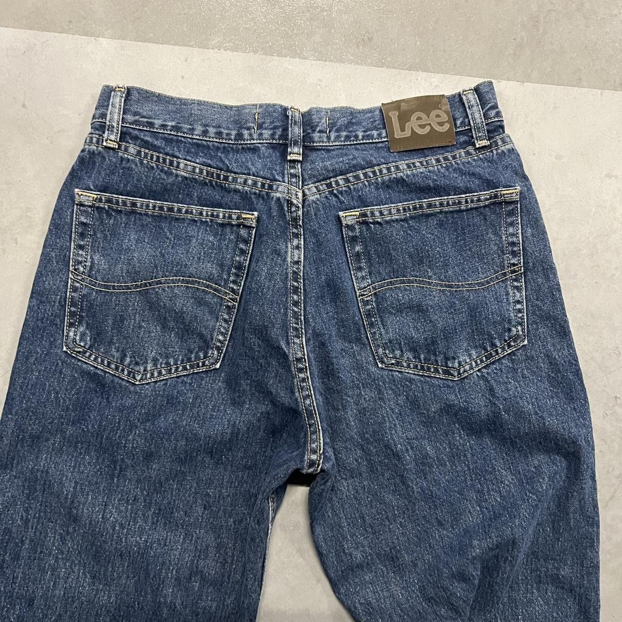 Vintage Vintage Y2K/2000s Grunge Dark Wash Denim Jeans! Size US 32 / EU 48 - 5 Thumbnail
