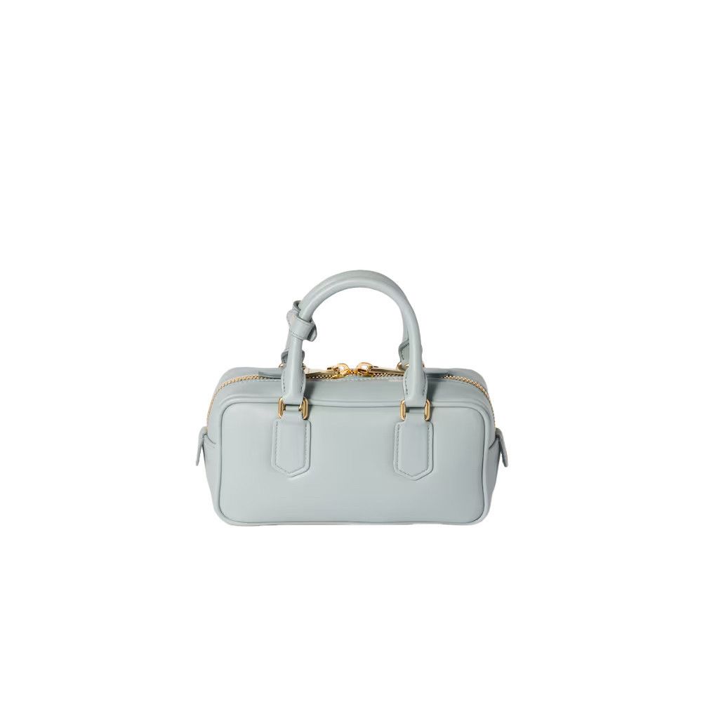 Miu Miu MIU MIU Arcadie Regular $3100 Lake Blue Leather Top Handle B Size ONE SIZE - 3 Thumbnail