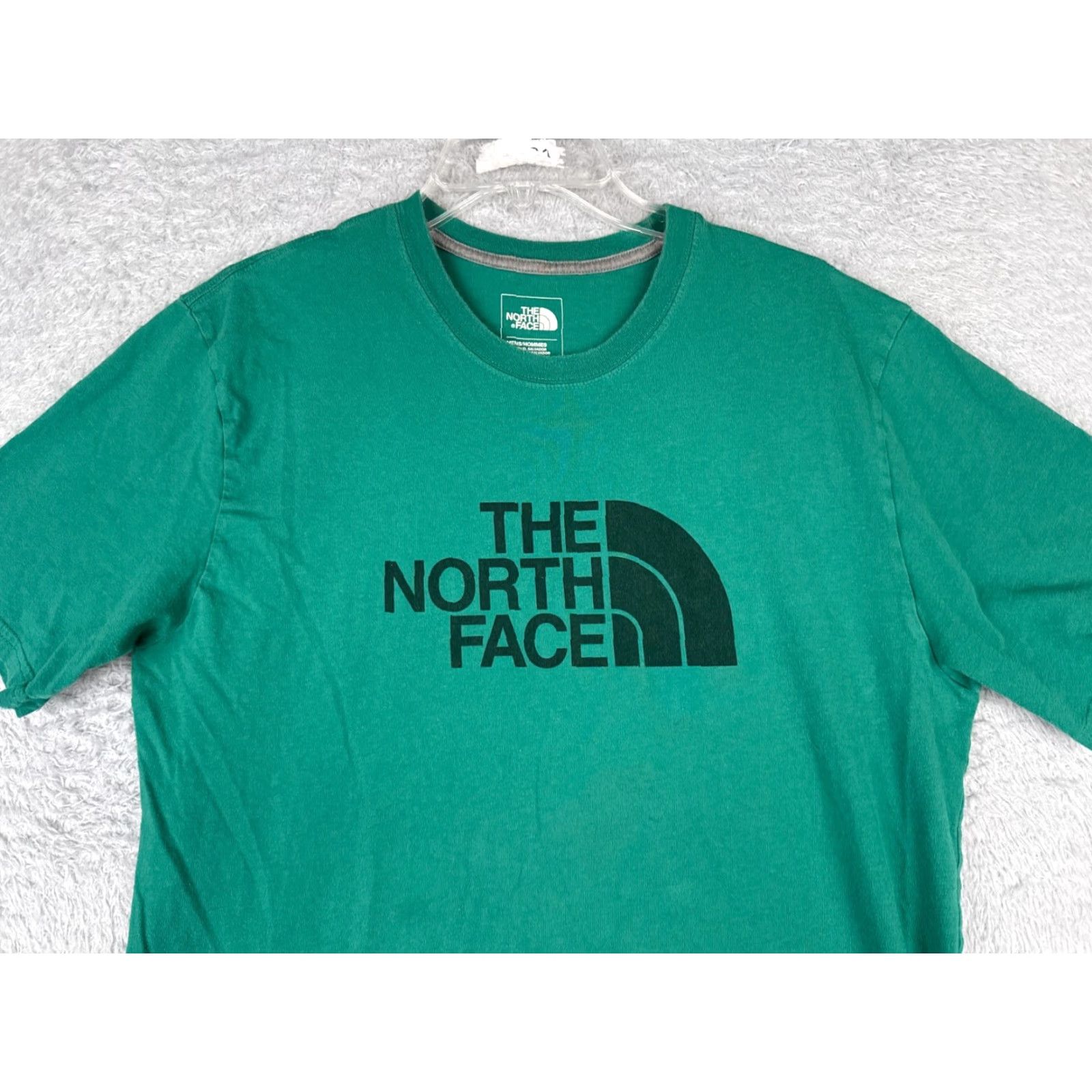 The North Face The North Face Shirt Men M Green Cotton Short Sleeve Crew Neck Classic Fit Logo All Seasons Breathable Mens Size US M / EU 48-50 / 2 - 4 Thumbnail