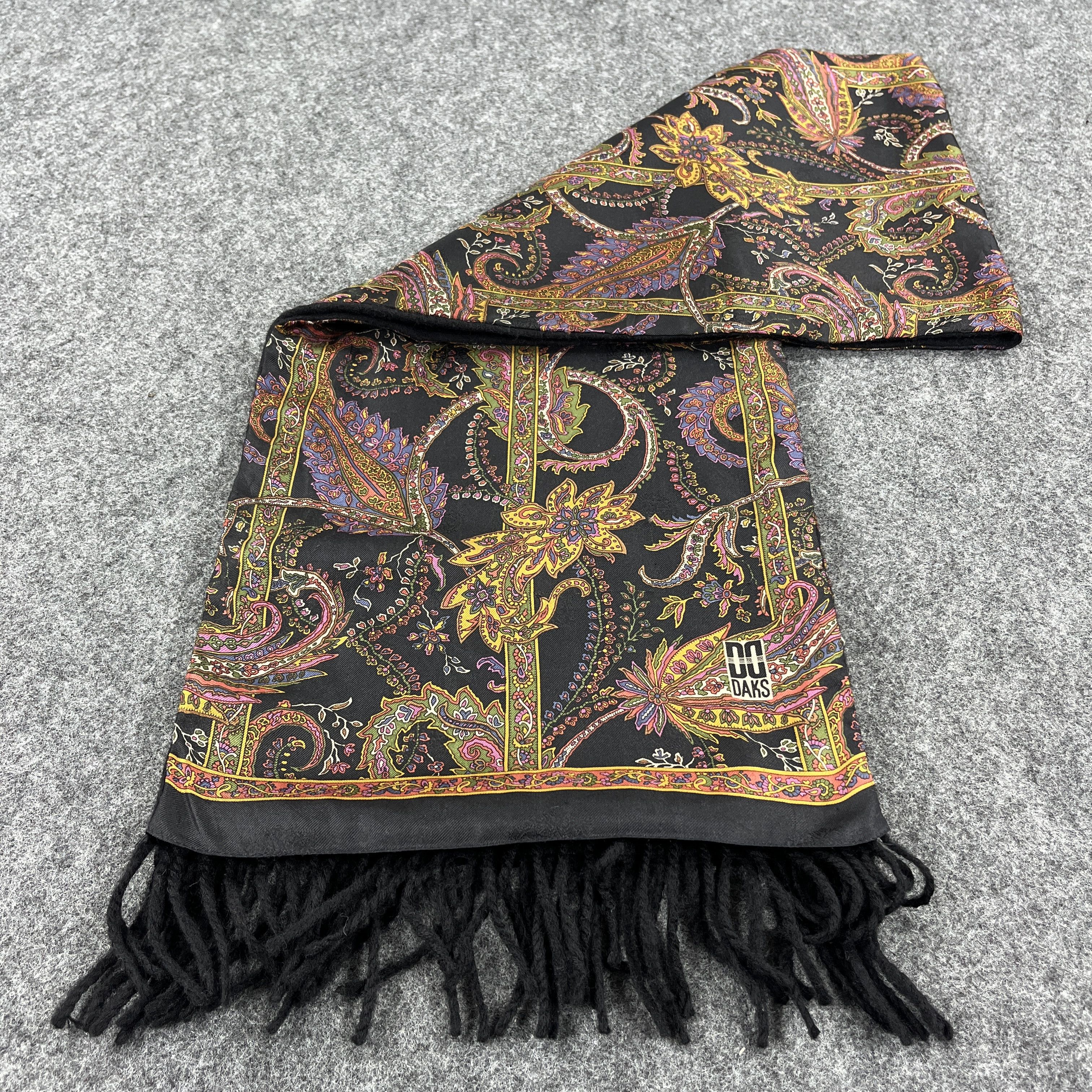 DAKS Daks London Silk Scarf / Muffler / Neckwear T1172 Size ONE SIZE - 3 Thumbnail