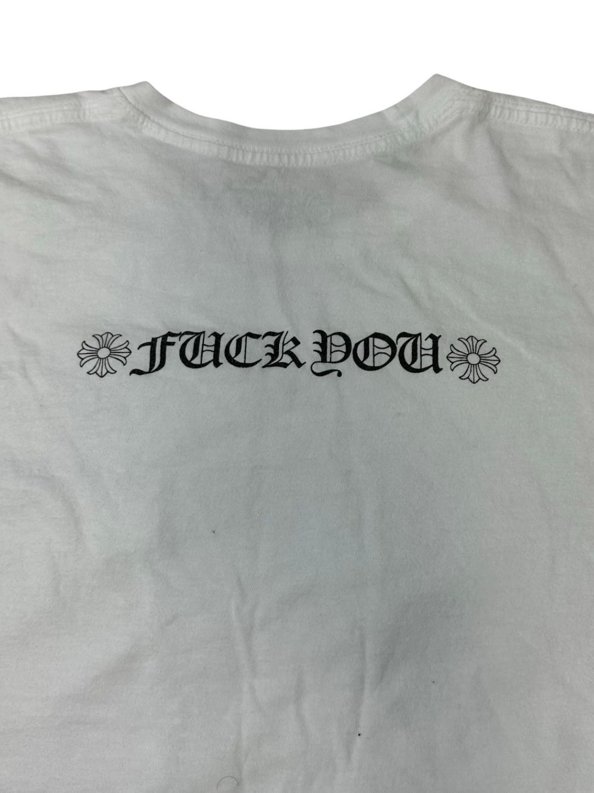 Chrome Hearts FUCK YOU LOGO T SHIRT Size US M / EU 48-50 / 2 - 1 Thumbnail
