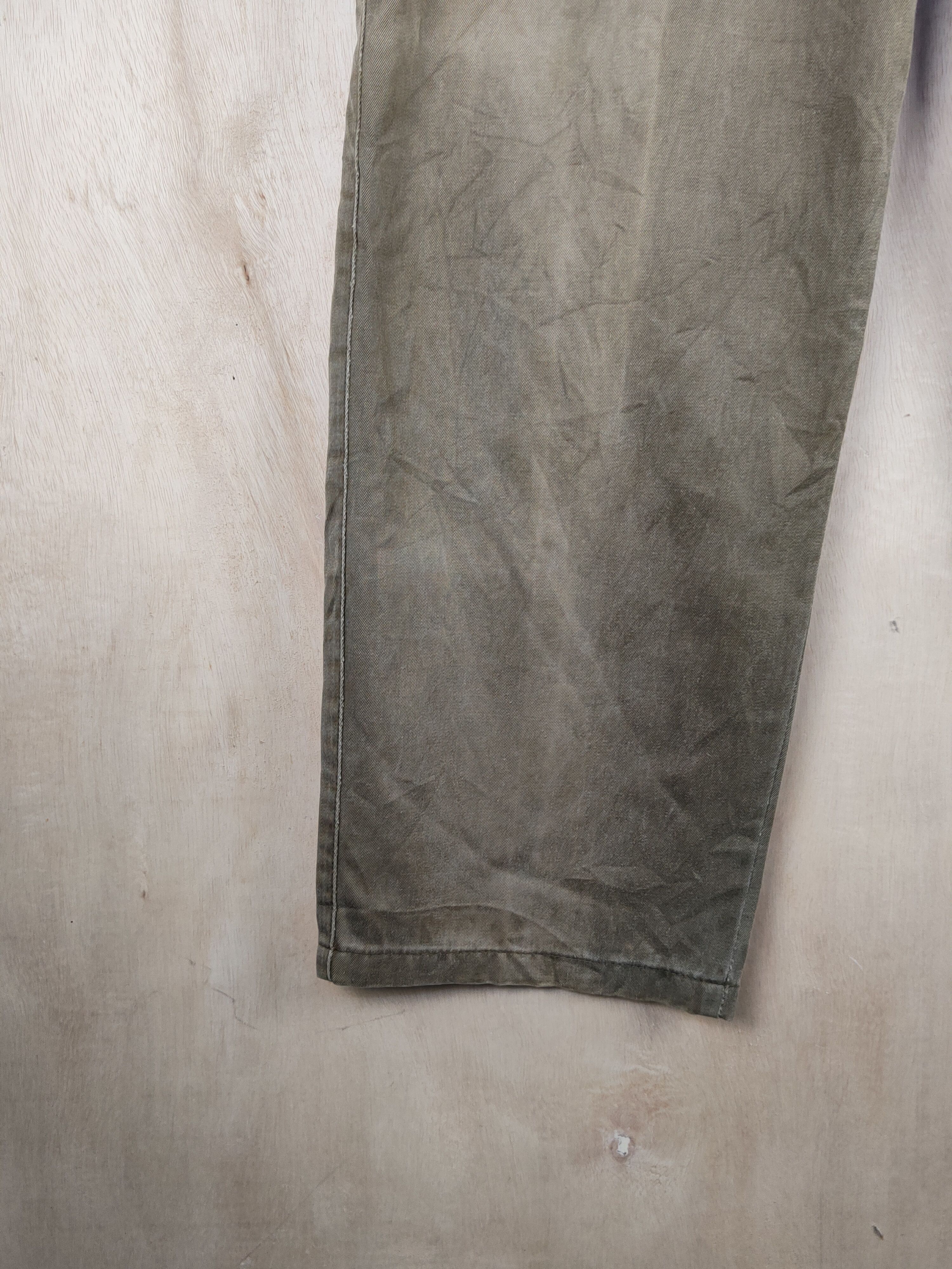 Edwin Edwin Olive Faded vintage japan Casual Pants #S2415 Size US 32 / EU 48 - 4 Thumbnail