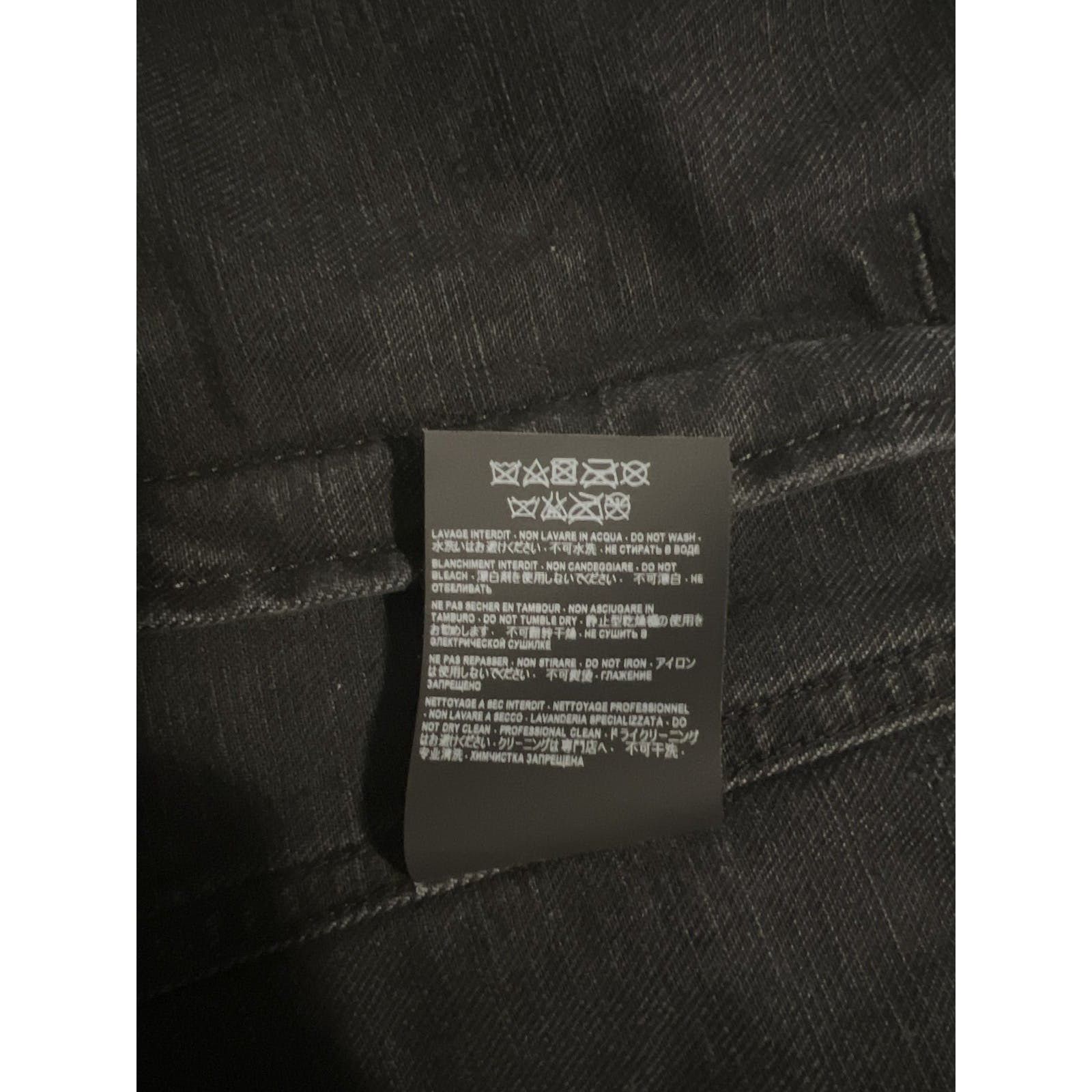 Saint Laurent Paris Saint Laurent Distressed Denim Waistcoat Size US M / EU 48-50 / 2 - 7 Thumbnail