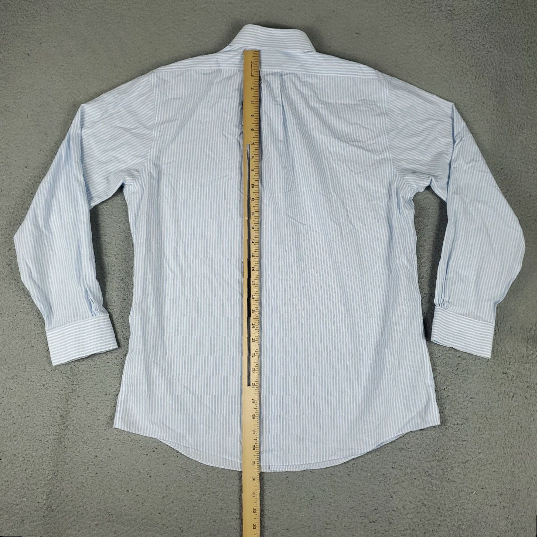 Brooks Brothers Brooks Brothers Shirt Mens 15.5 Blue Striped Regent Dress Button Up Long Sleeve Shirt Mens 15.5 Blue Striped Regent Dress Button Up Long Sleeve Size 42R - 5 Thumbnail