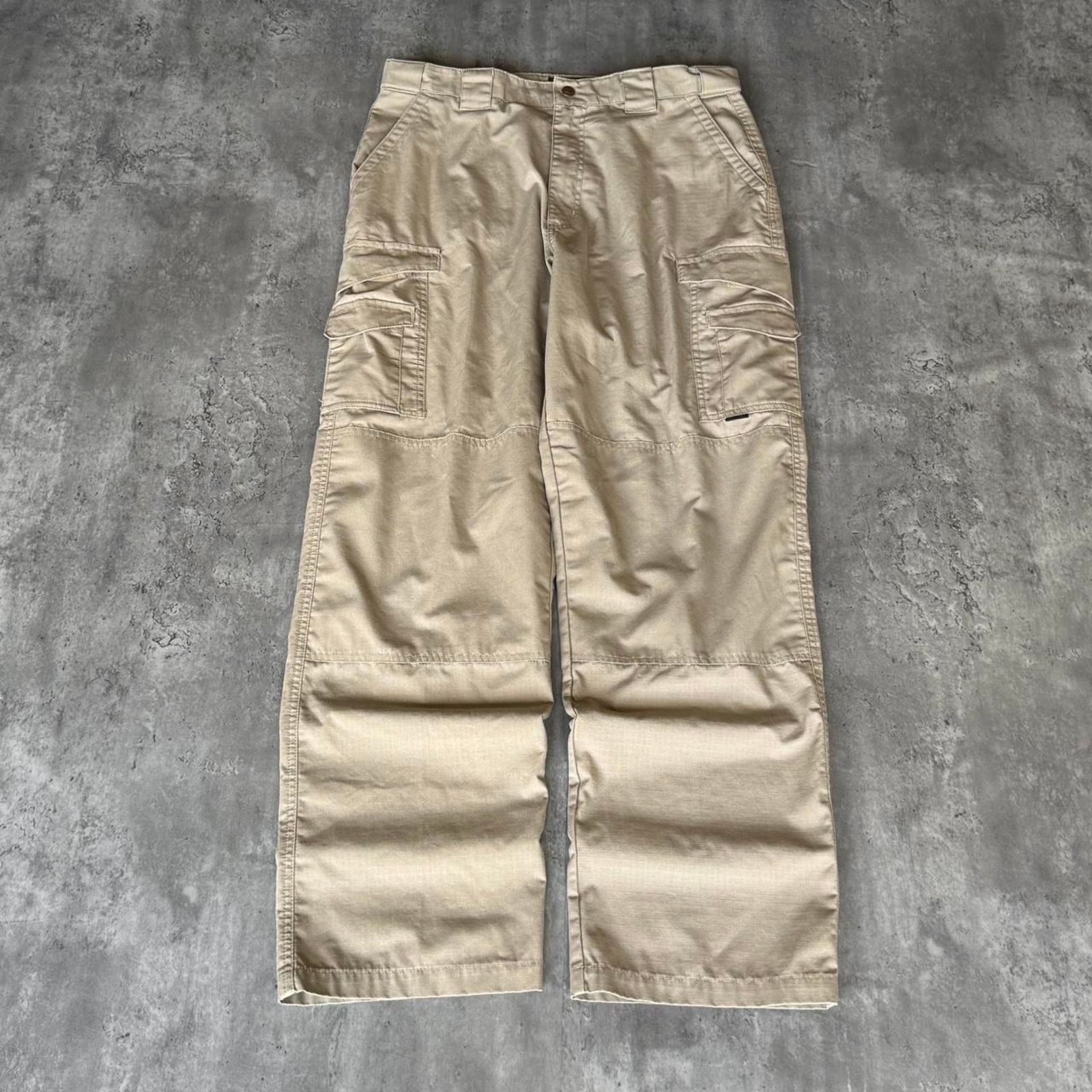 Japanese Brand × Tru-Spec × Vintage Vintage Y2K TruSpec Double Knee Technical Cargo Skater Pants Size US 35 - 1 Thumbnail