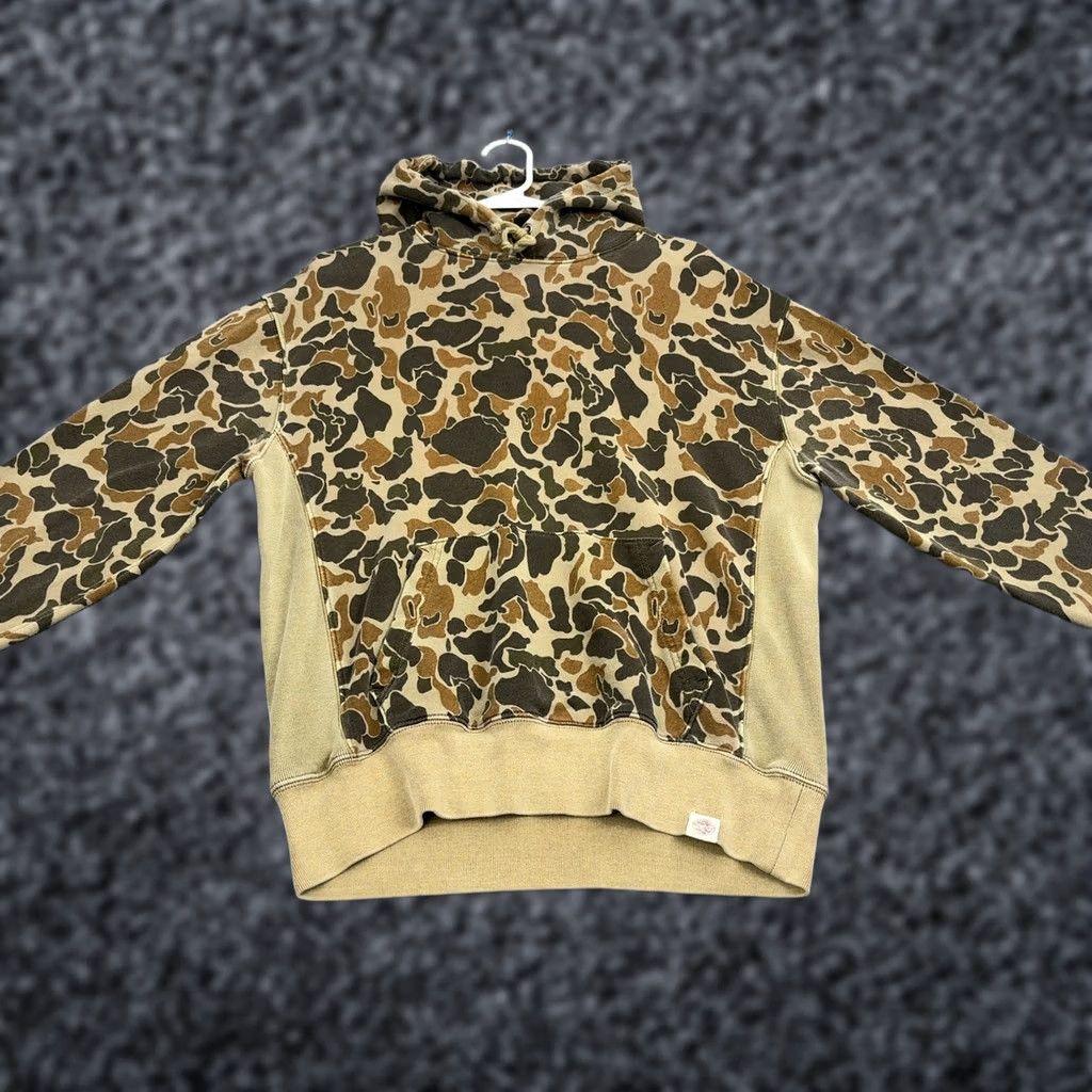Wallace & Barnes Wallace & Barnes Hoodie Mens M Brown Camo Duck Hunter Gorpcore Pullover Sweatshirt Long Sleeve Size US M / EU 48-50 / 2 - 1 Thumbnail