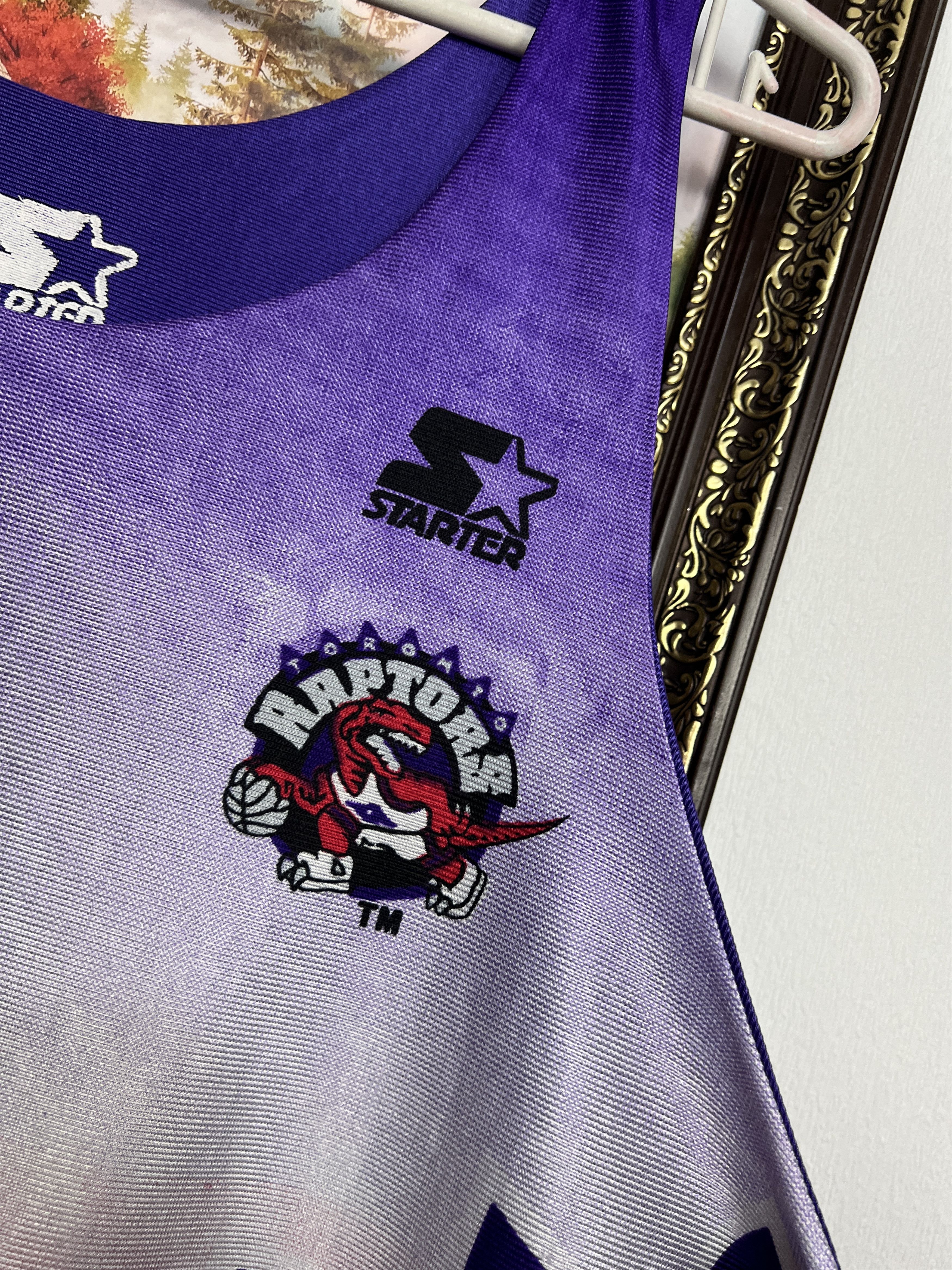 Starter Vintage Toronto Raptors Reversible Jersey Warm Up Trikot Size US XL / EU 56 / 4 - 4 Thumbnail
