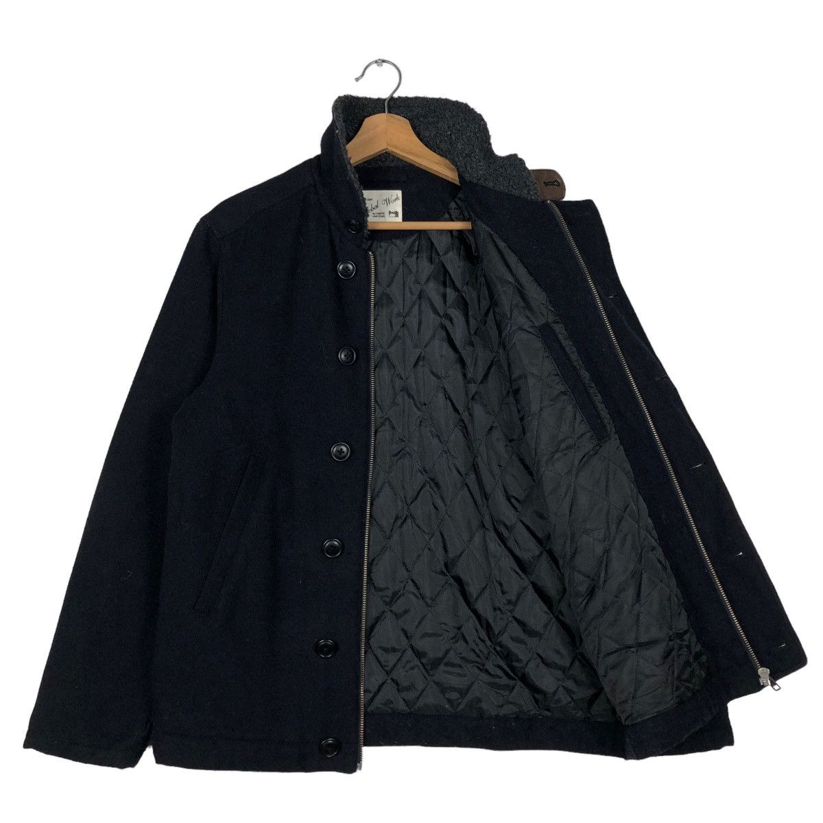 Japanese Brand 🔥Vintage Bomber Jacket Quilted Global Work Japan Size US M / EU 48-50 / 2 - 11 Thumbnail